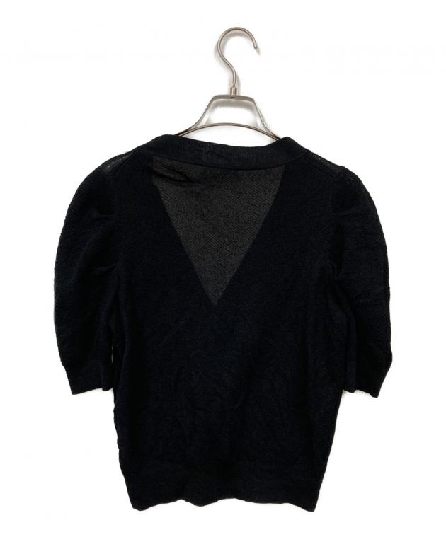 theory luxe 半袖 カーディガン ネイビー 38 中古・古着通販】theory luxe (セオリーリュクス) Vネック 半袖