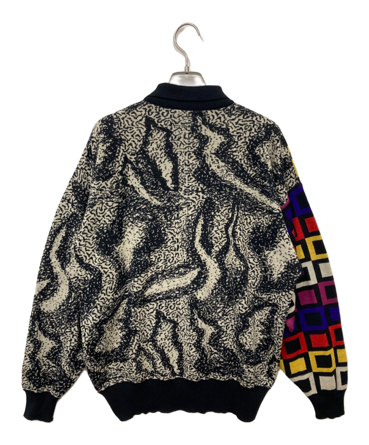貴重 Gianni Versace VERSACE ヴェルサーチ 総柄 ニット 中古・古着通販】GIANNI VERSACE (ジャンニ・ヴェルサーチ) ニット