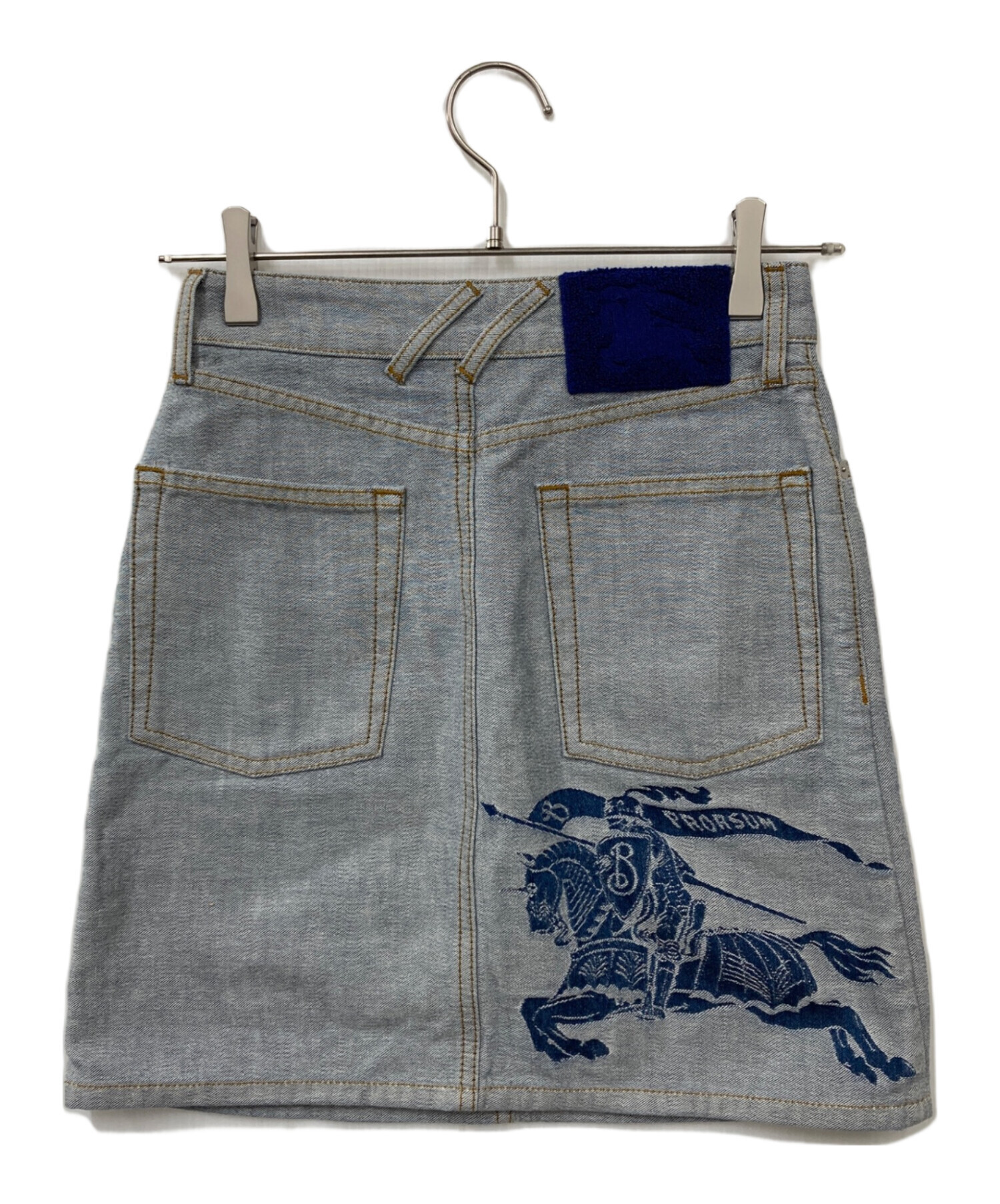 Burberry ライトブルーデニムタイトスカート 34 y2k BURBERRY