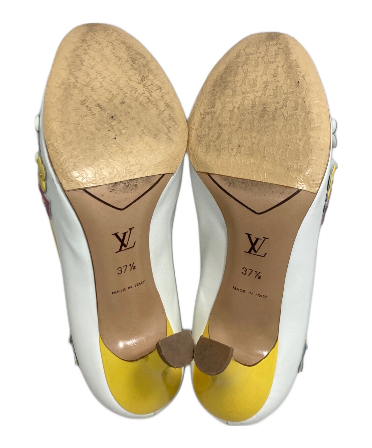 LOUIS VUITTON ハイヒール・パンプス サイズ37(23.5cm) 中古・古着通販】LOUIS VUITTON (ルイ ヴィトン) パンプス ホワイト