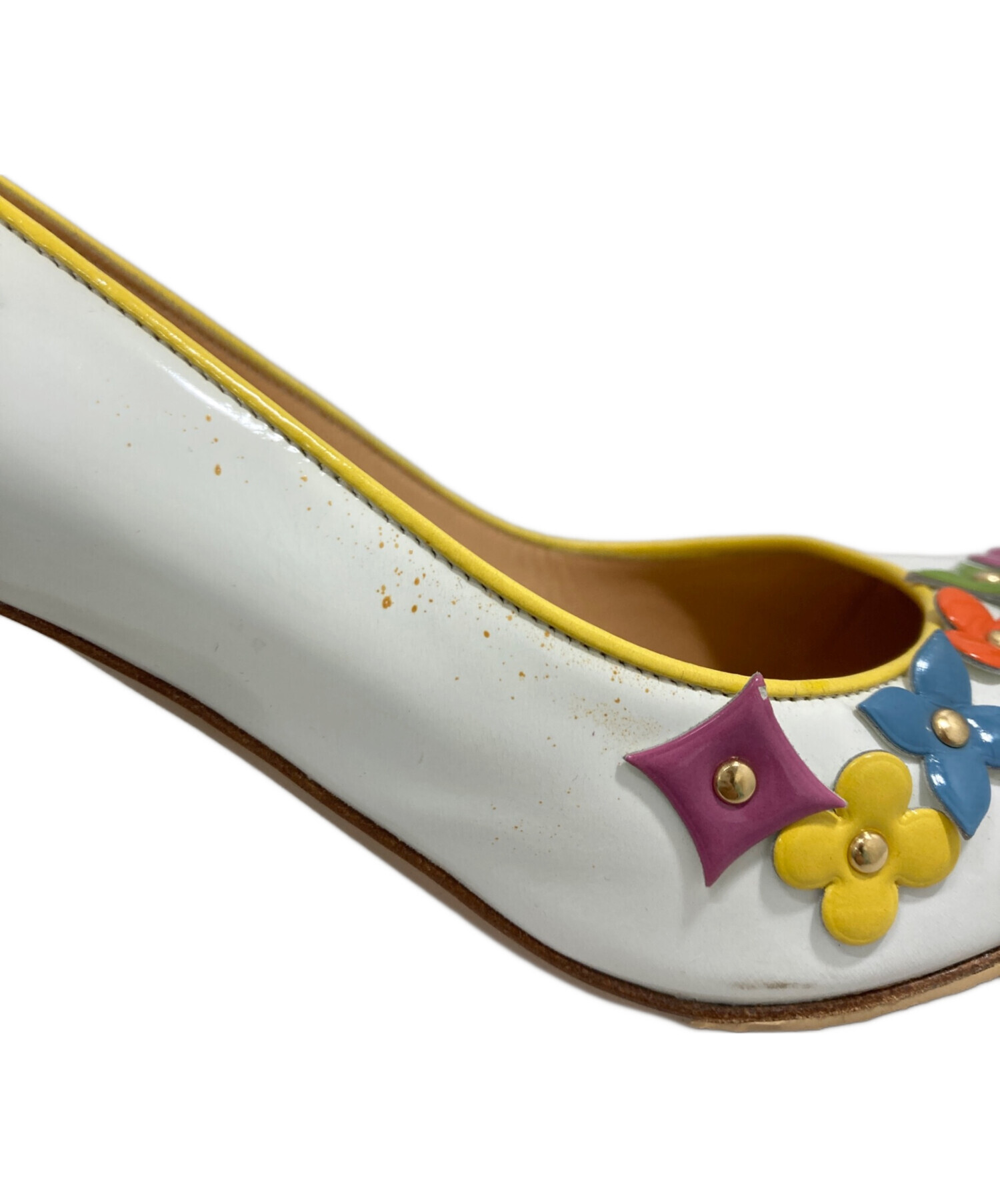 中古・古着通販】LOUIS VUITTON (ルイ ヴィトン) パンプス ホワイト