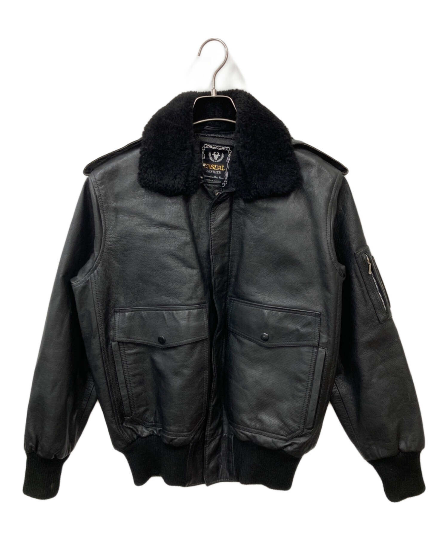 中古・古着通販】casual leather (カジュアルレザー) レザージャケット 