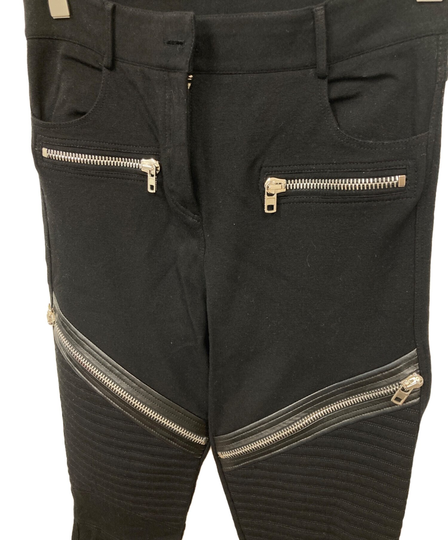 中古・古着通販】GIVENCHY (ジバンシィ) ジップパンツ ブラック サイズ 