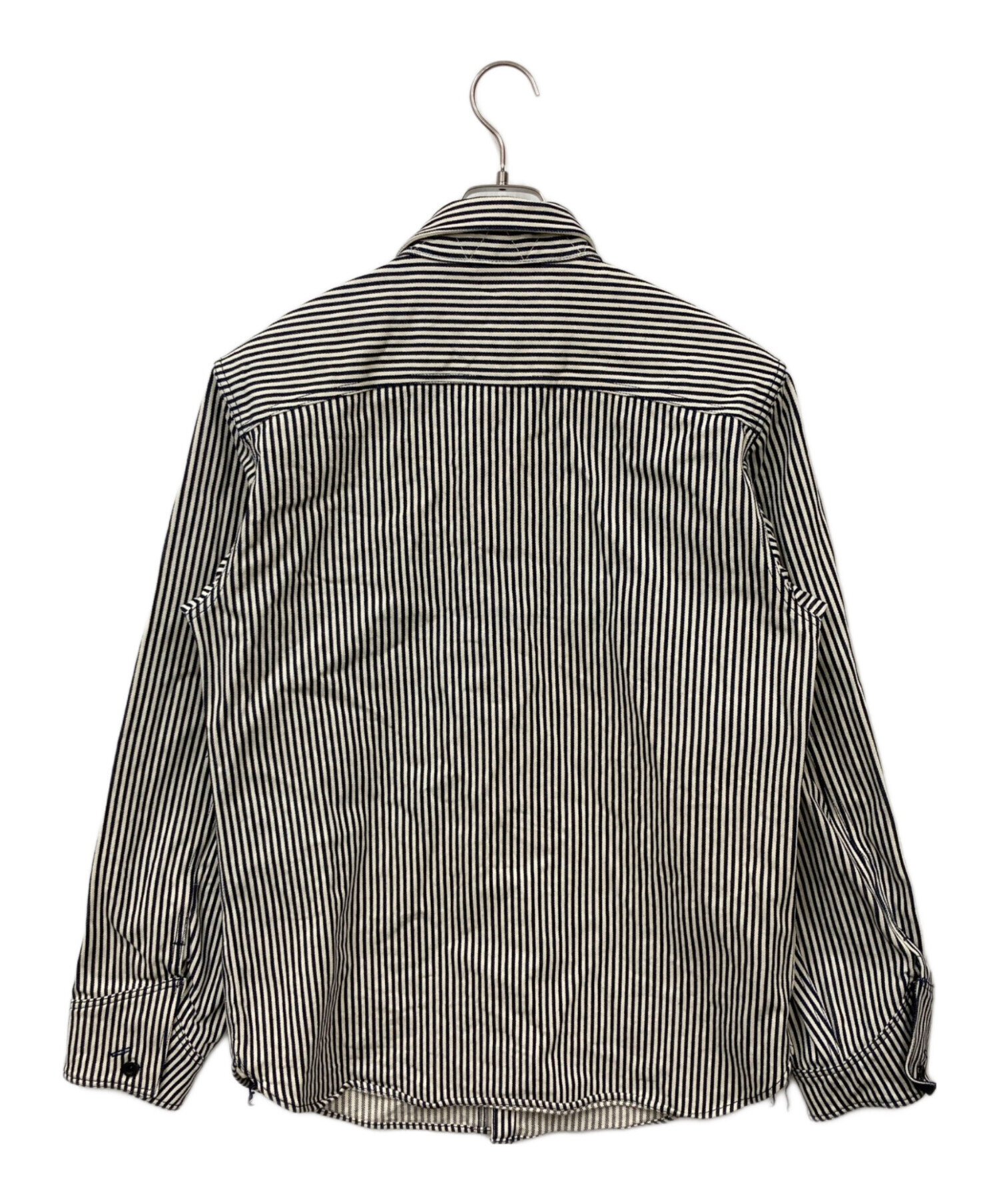 全品300円スタート ◆ 古着処 [蓋]様 中古・古着通販】toughness (タフネス) ヒッコリーカバーオール ブルー