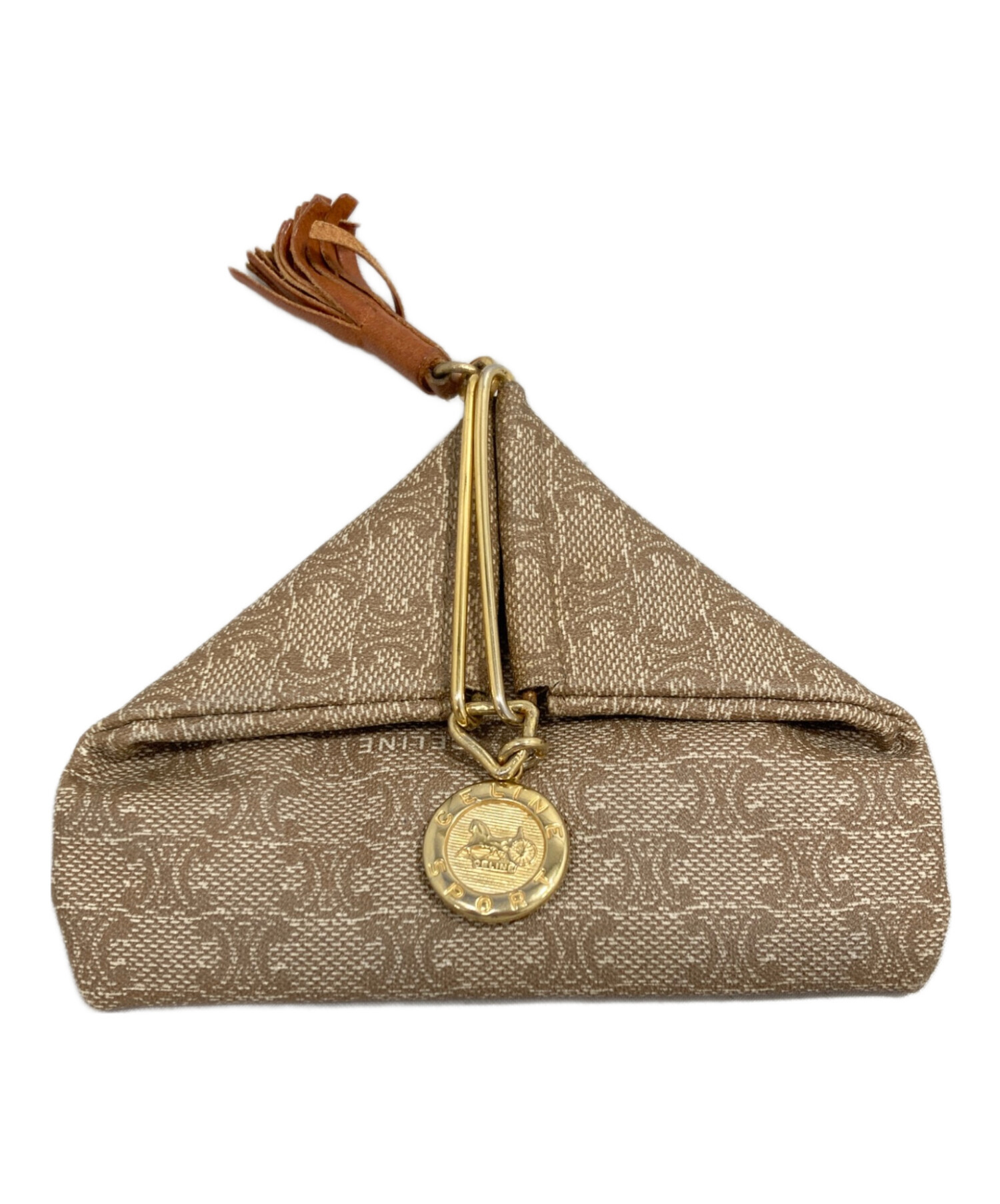 中古・古着通販】CELINE (セリーヌ) コインケース ベージュ｜ブランド