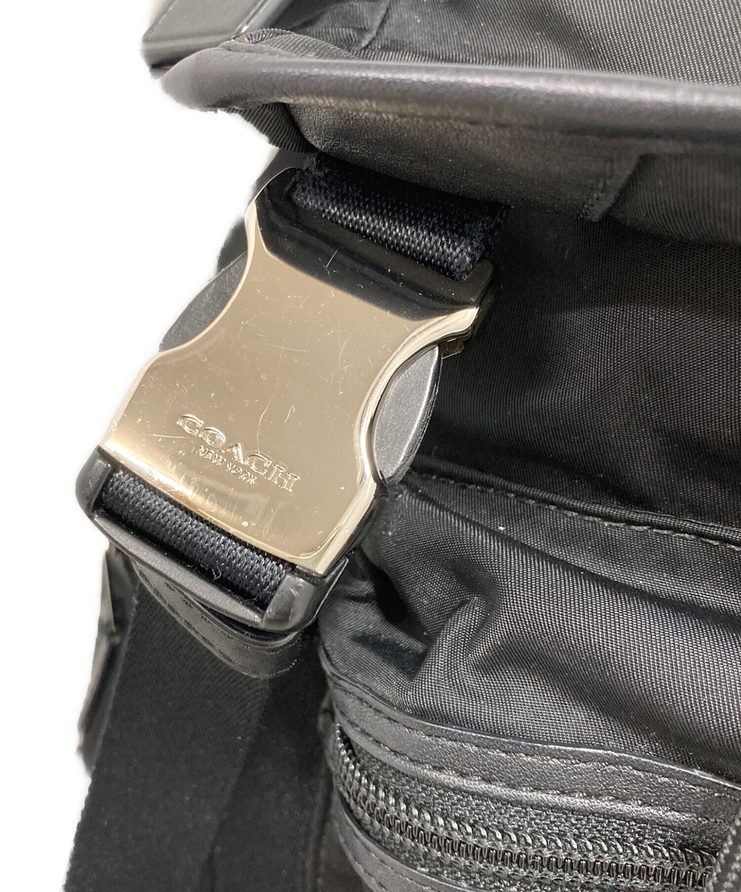 【新品未使用】COACH ブラックバックパック 中古・古着通販】COACH (コーチ) リュック ブラック｜ブランド・古着