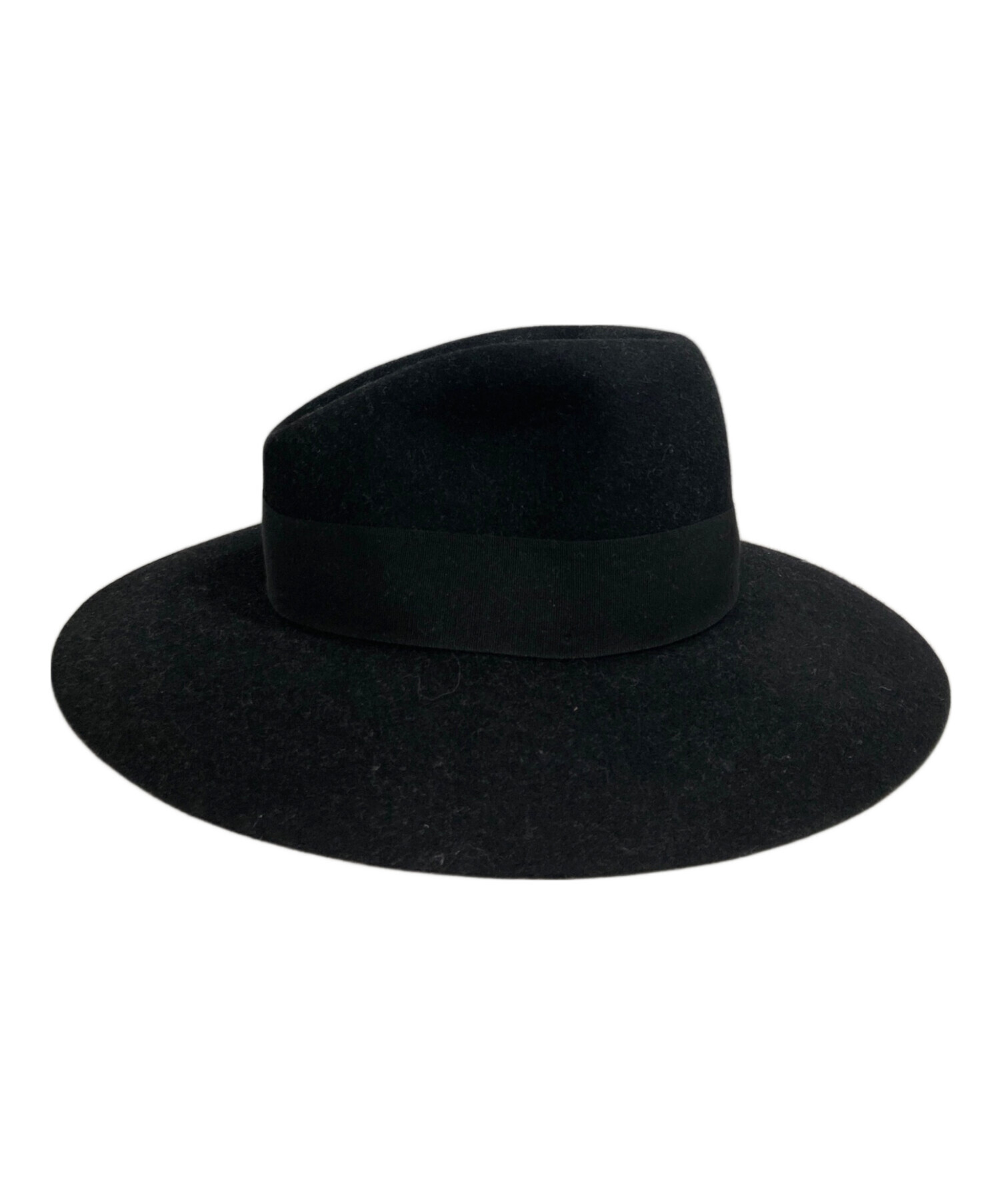 中古・古着通販】BORSALINO (ボルサリーノ) ハット ブラック サイズ:58