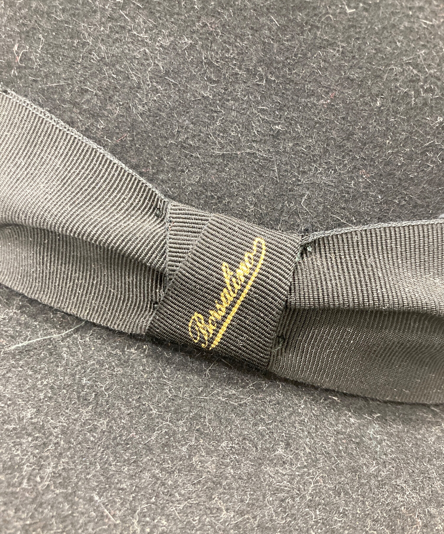 中古・古着通販】BORSALINO (ボルサリーノ) ハット ブラック サイズ:58