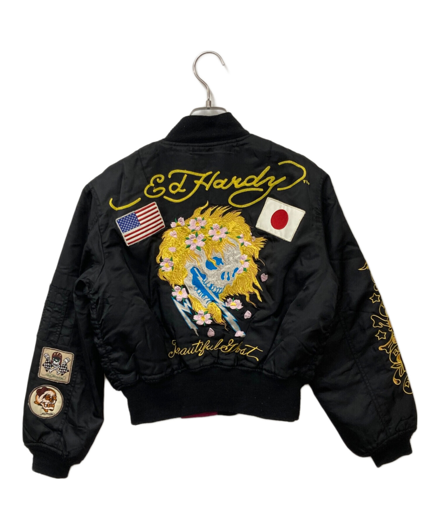 中古・古着通販】DON ED HARDY (ドンエドハーディ) MA-1ジャケット 