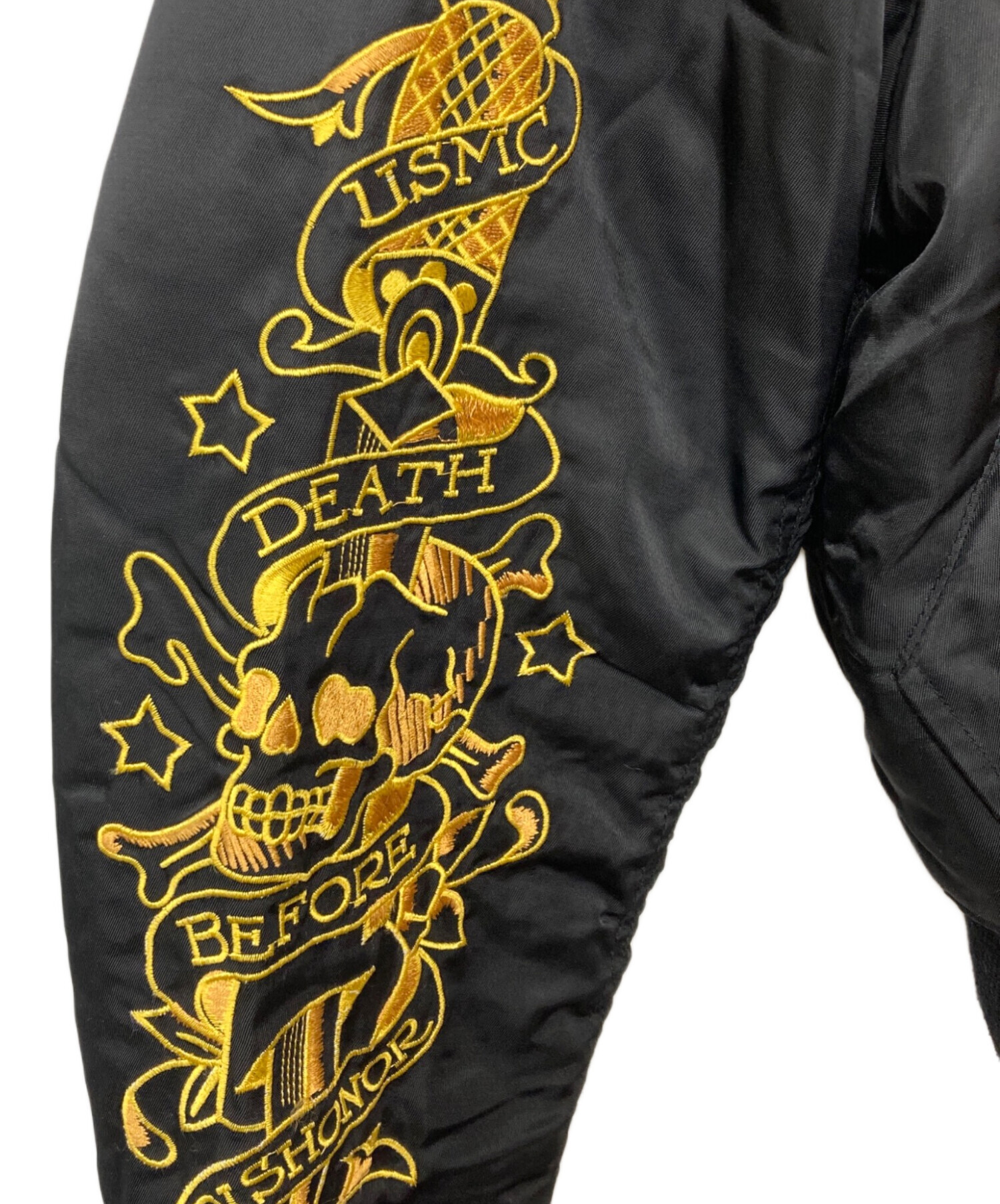 中古・古着通販】DON ED HARDY (ドンエドハーディ) MA-1ジャケット 