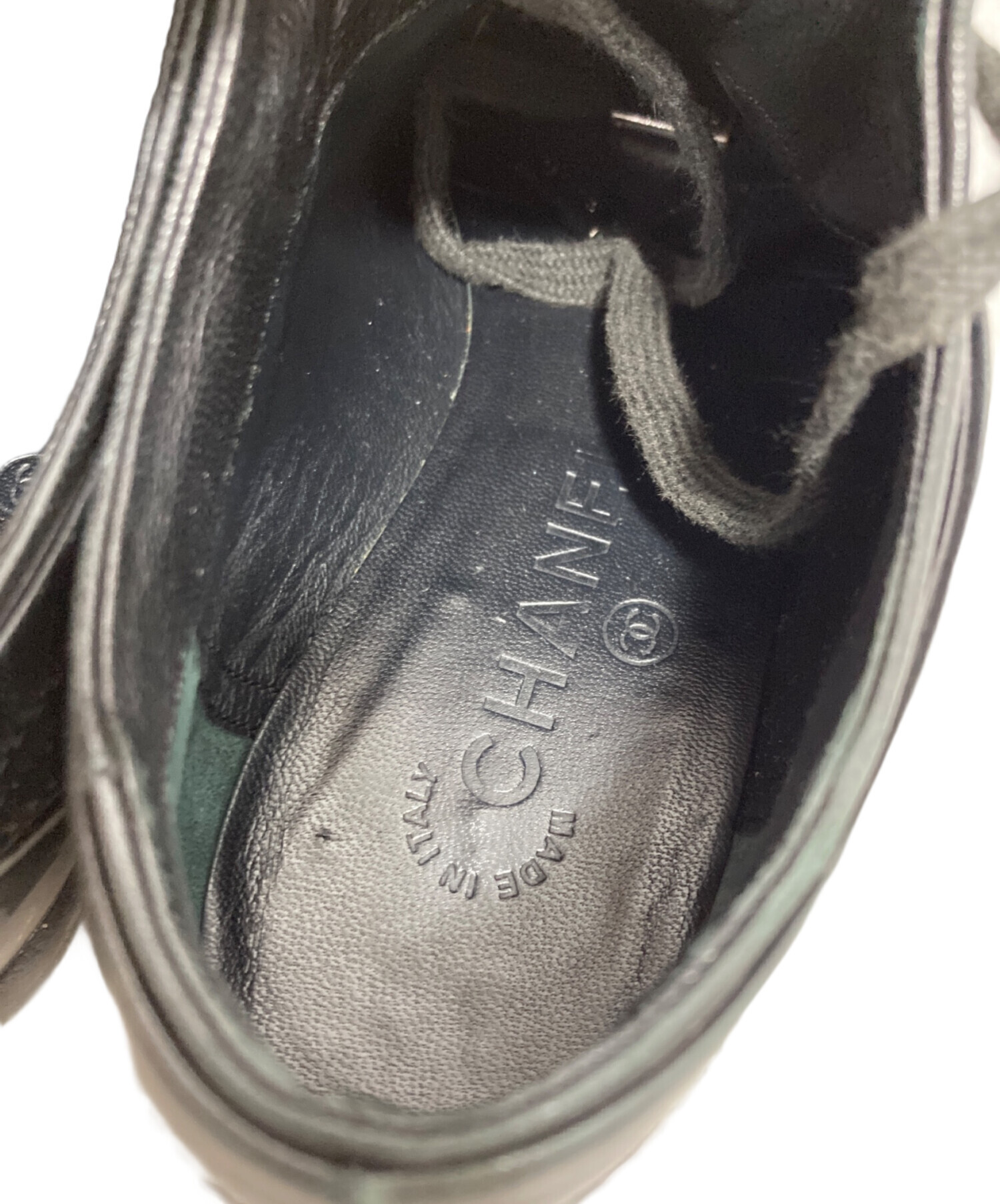 中古・古着通販】CHANEL (シャネル) スニーカー ブラック サイズ:34 