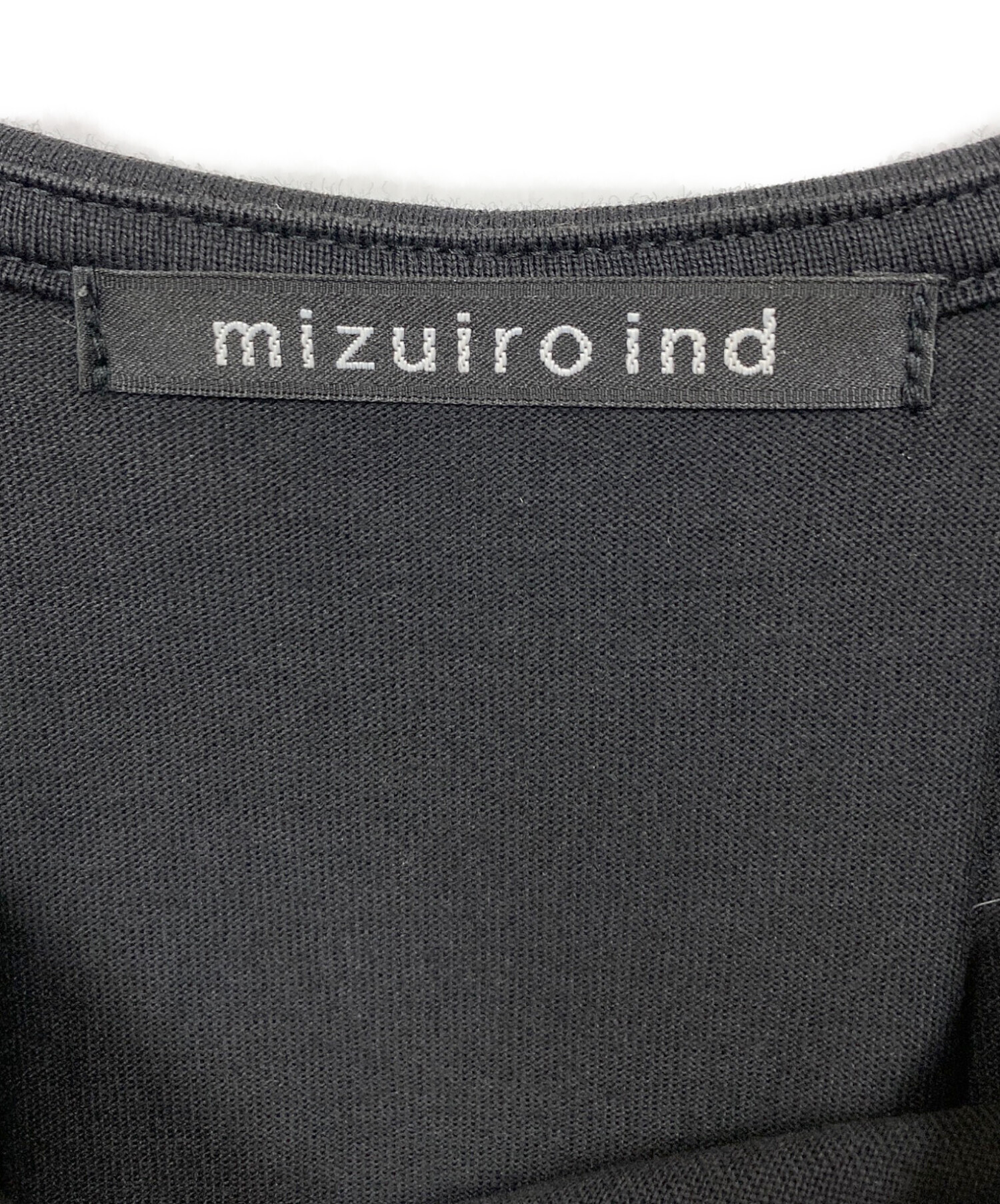中古・古着通販】mizuiro-ind (ミズイロインド) ワンピース ブラック