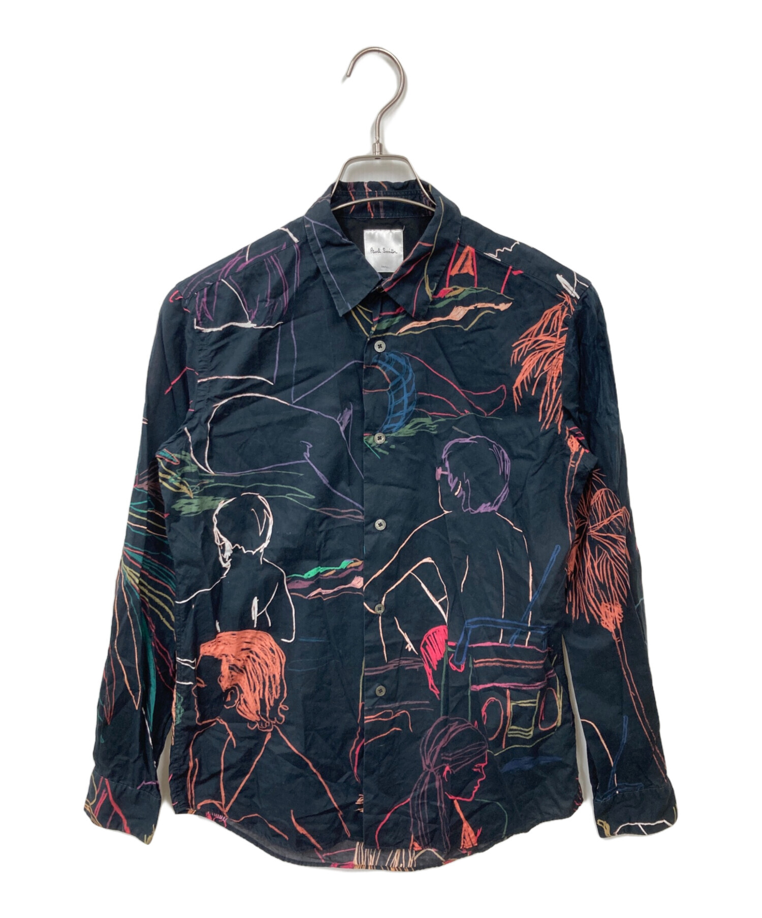 中古・古着通販】Paul Smith (ポールスミス) シャツ ブラック サイズ