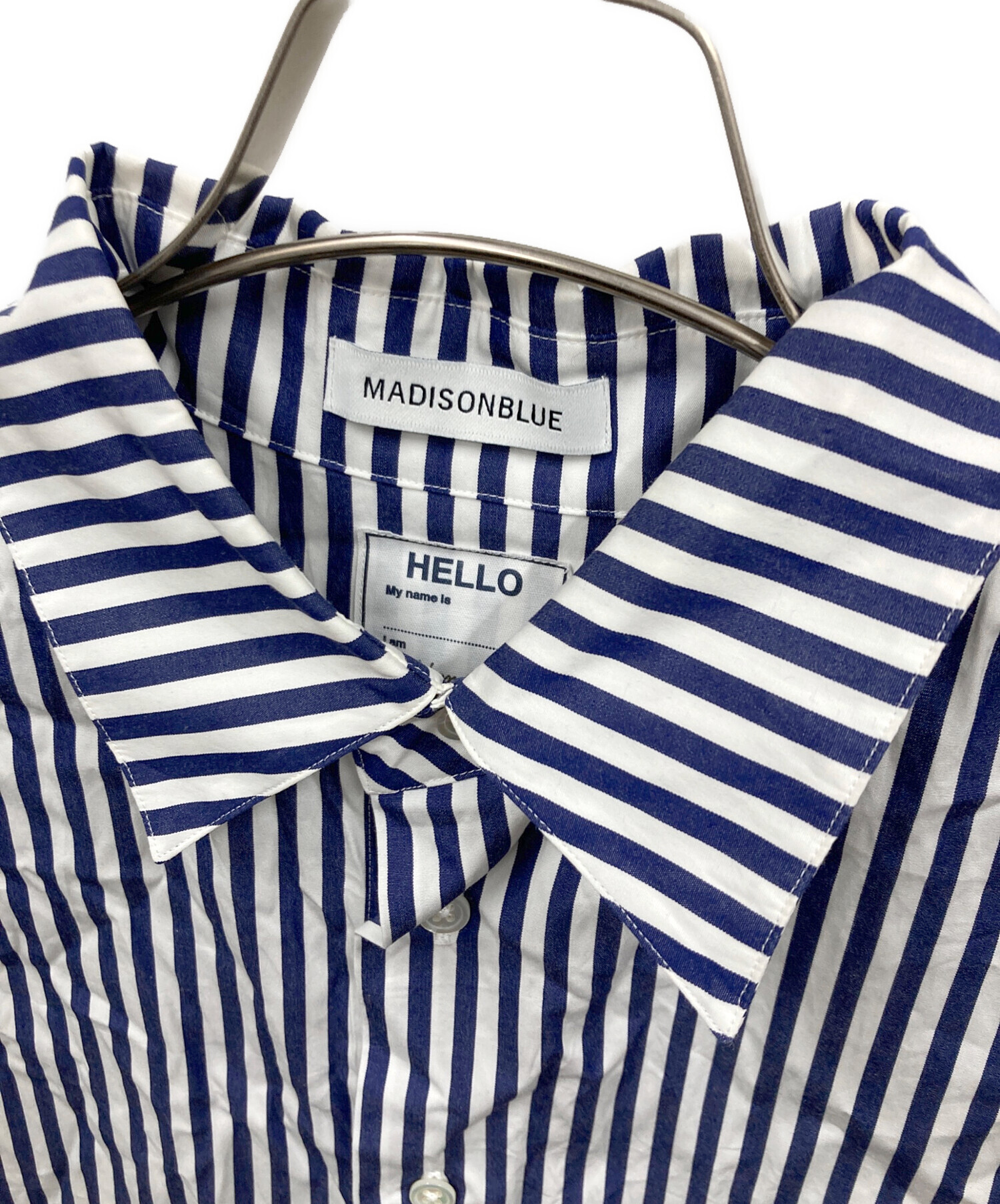 中古・古着通販】MADISON BLUE (マディソンブルー) ストライプシャツ