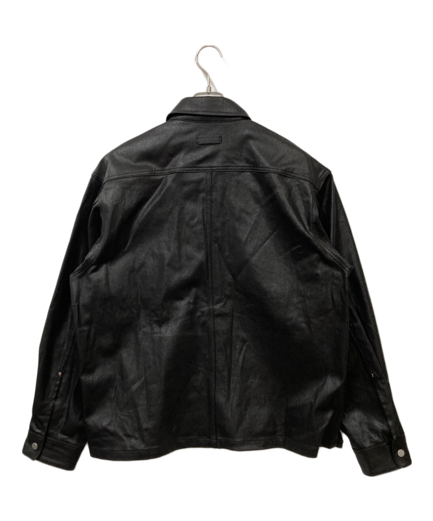 ブレス BREATH BR25SS-S2008 ジャケット 中古・古着通販】BREATH (ブレス) COATING SHIRT JACKET ブラック