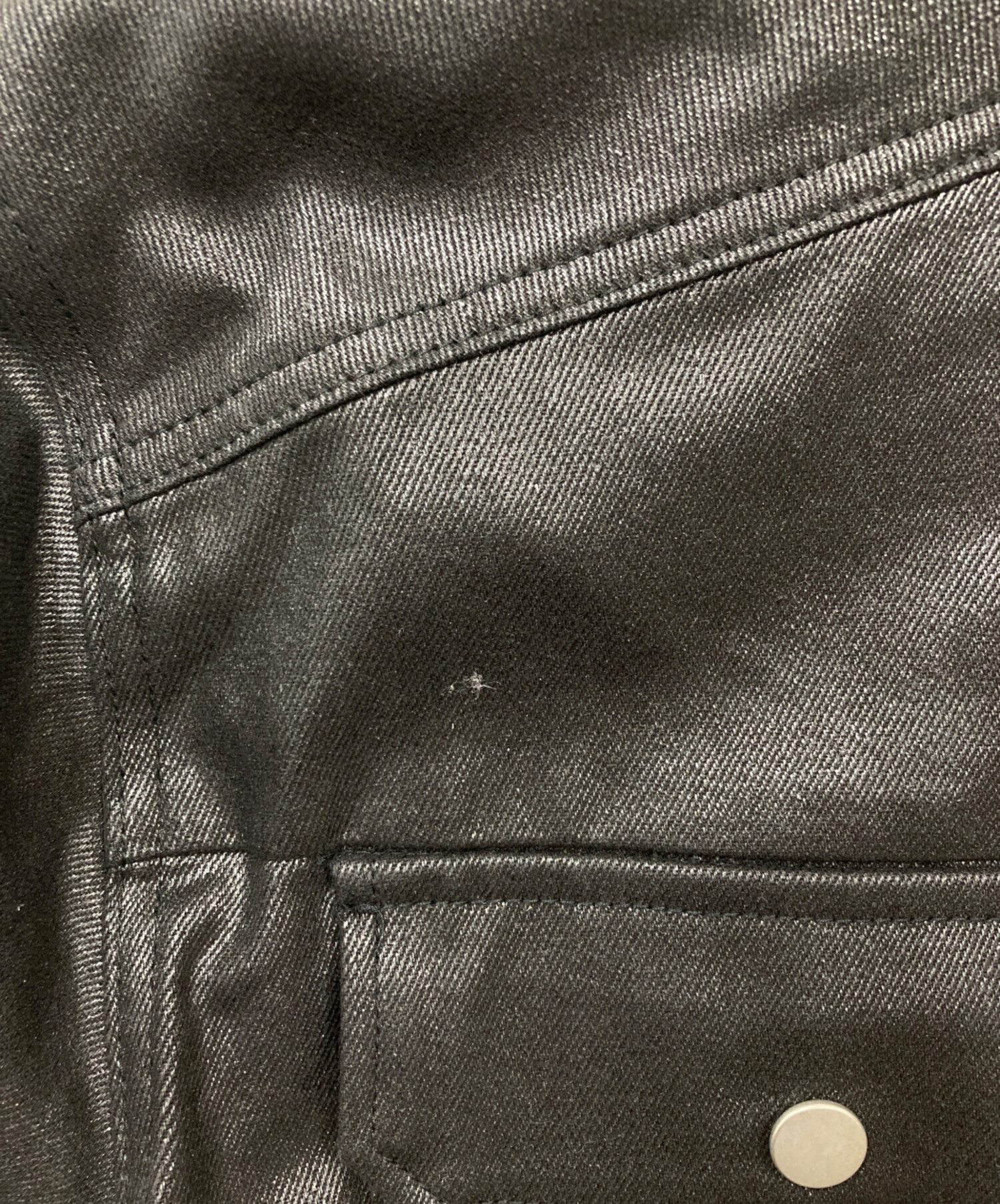 中古・古着通販】BREATH (ブレス) COATING SHIRT JACKET ブラック