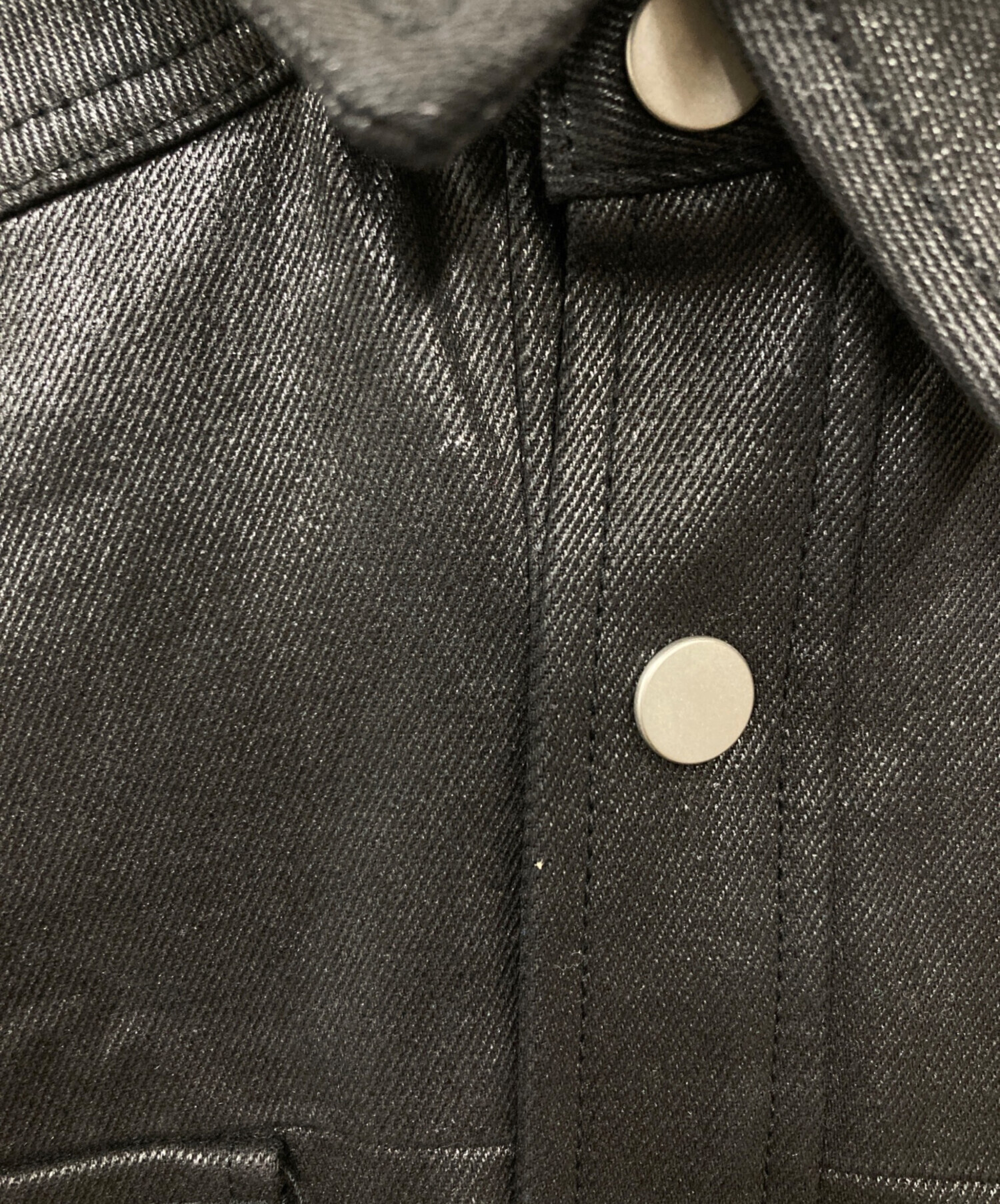 中古・古着通販】BREATH (ブレス) COATING SHIRT JACKET ブラック