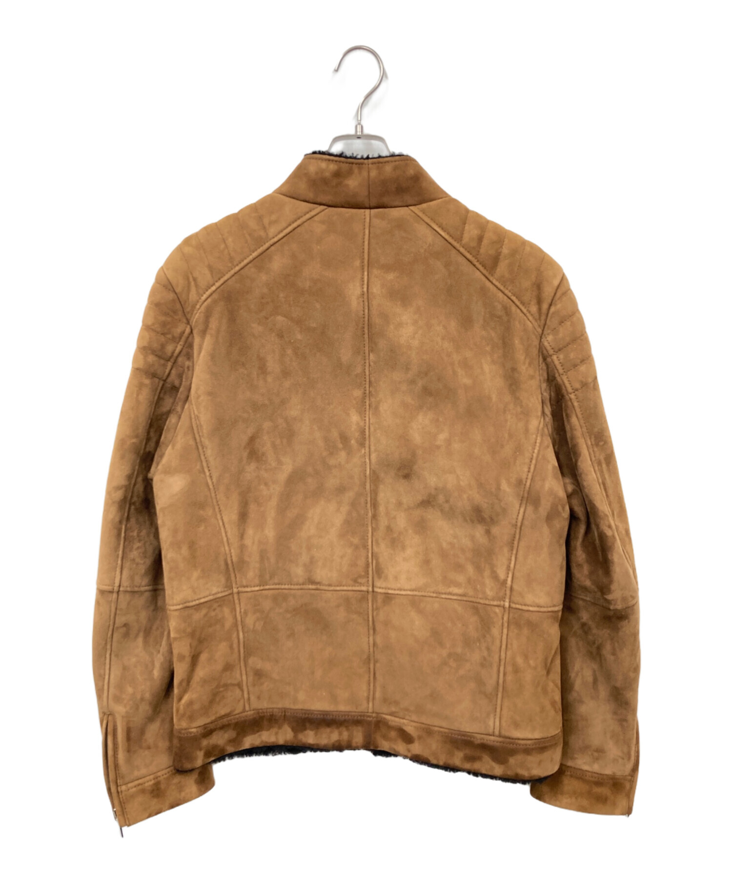 Hugo Boss ラムスウェードレザー　ブラウン　サイズ52 中古・古着通販】BOSS HUGO BOSS (ボス ヒューゴボス) ラムレザー