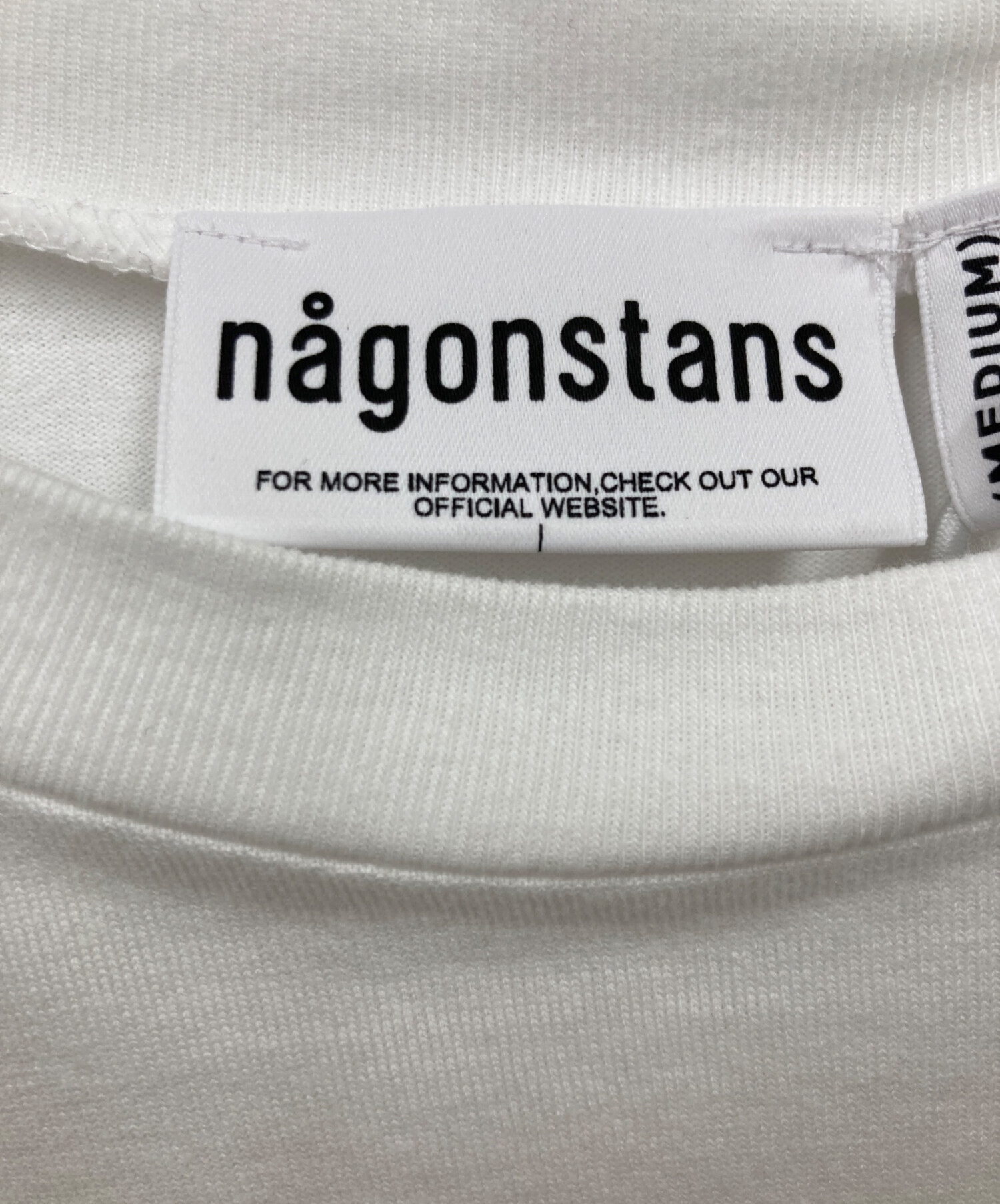 中古・古着通販】nagonstans (ナゴンスタンス) カットソー ホワイト