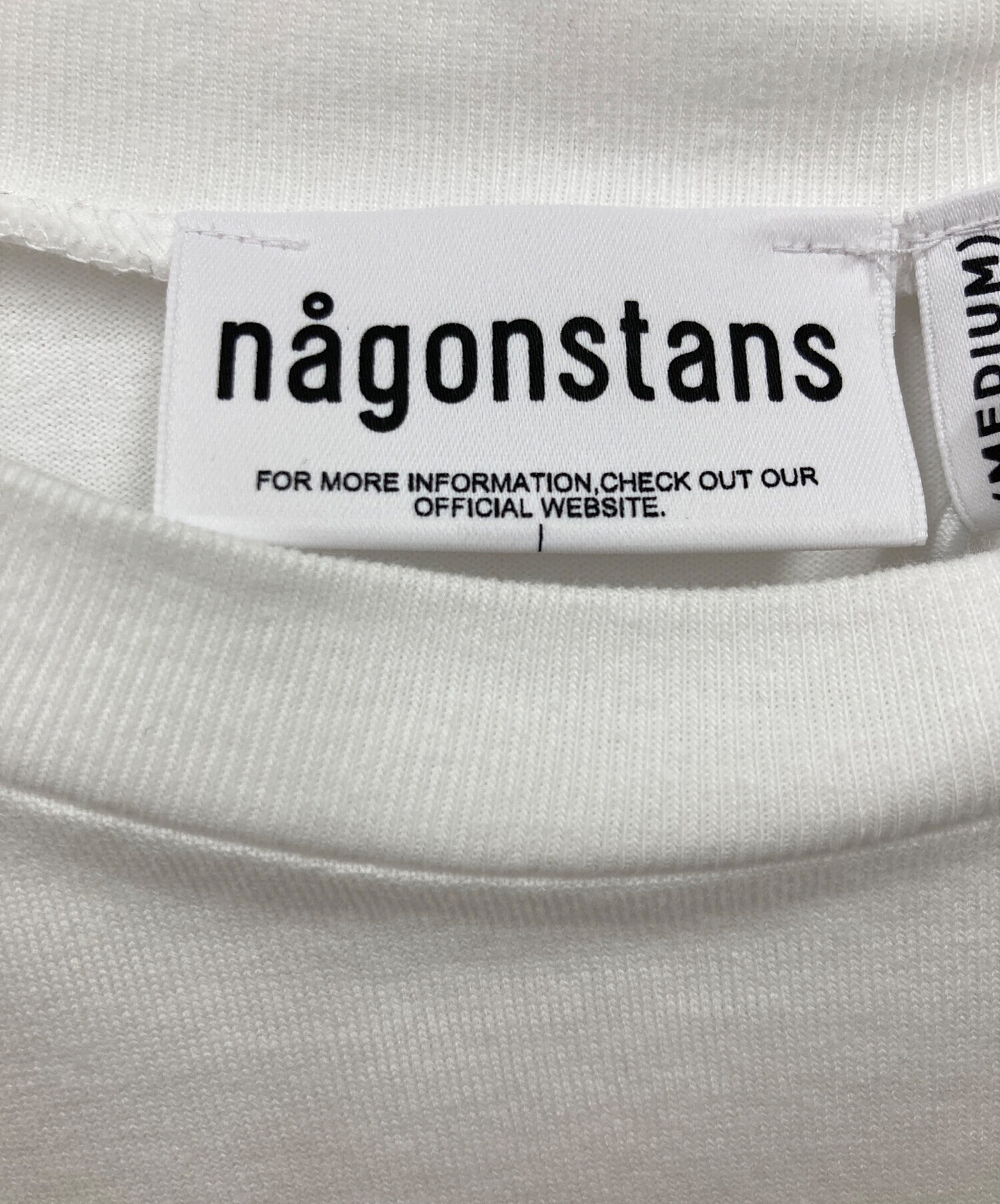 中古・古着通販】nagonstans (ナゴンスタンス) カットソー ホワイト
