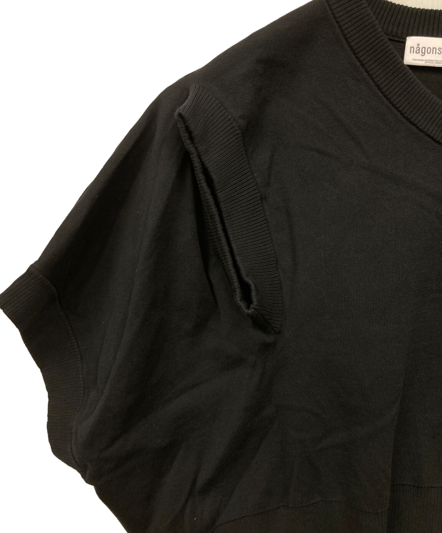 良品 クリーニング済 25SS nagonstans ナゴンスタンス 2WayクロップドVEST ニット ベスト 470IS770-0491 M ソーダ ミントブルー レディース 古着 中古 USED nagonstans ナゴンスタンス 25SS 2Way Cropped Vest クロップドベスト