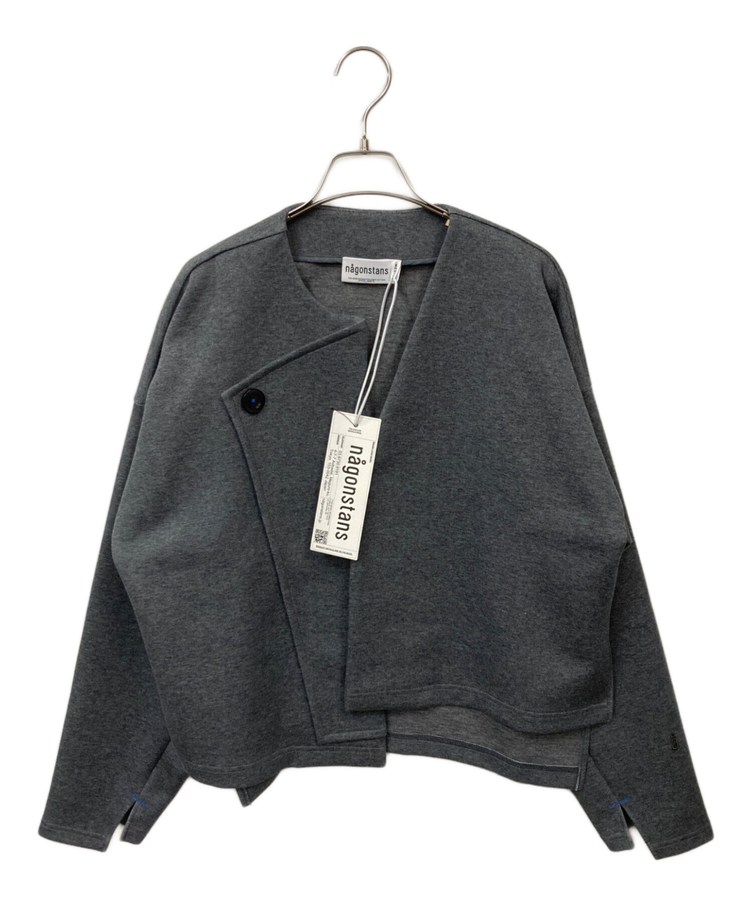 nagonstans ナゴンスタンス ブルゾン（その他） レディース 【古着】【中古】 中古・古着通販】nagonstans (ナゴンスタンス) ジャケット グレー
