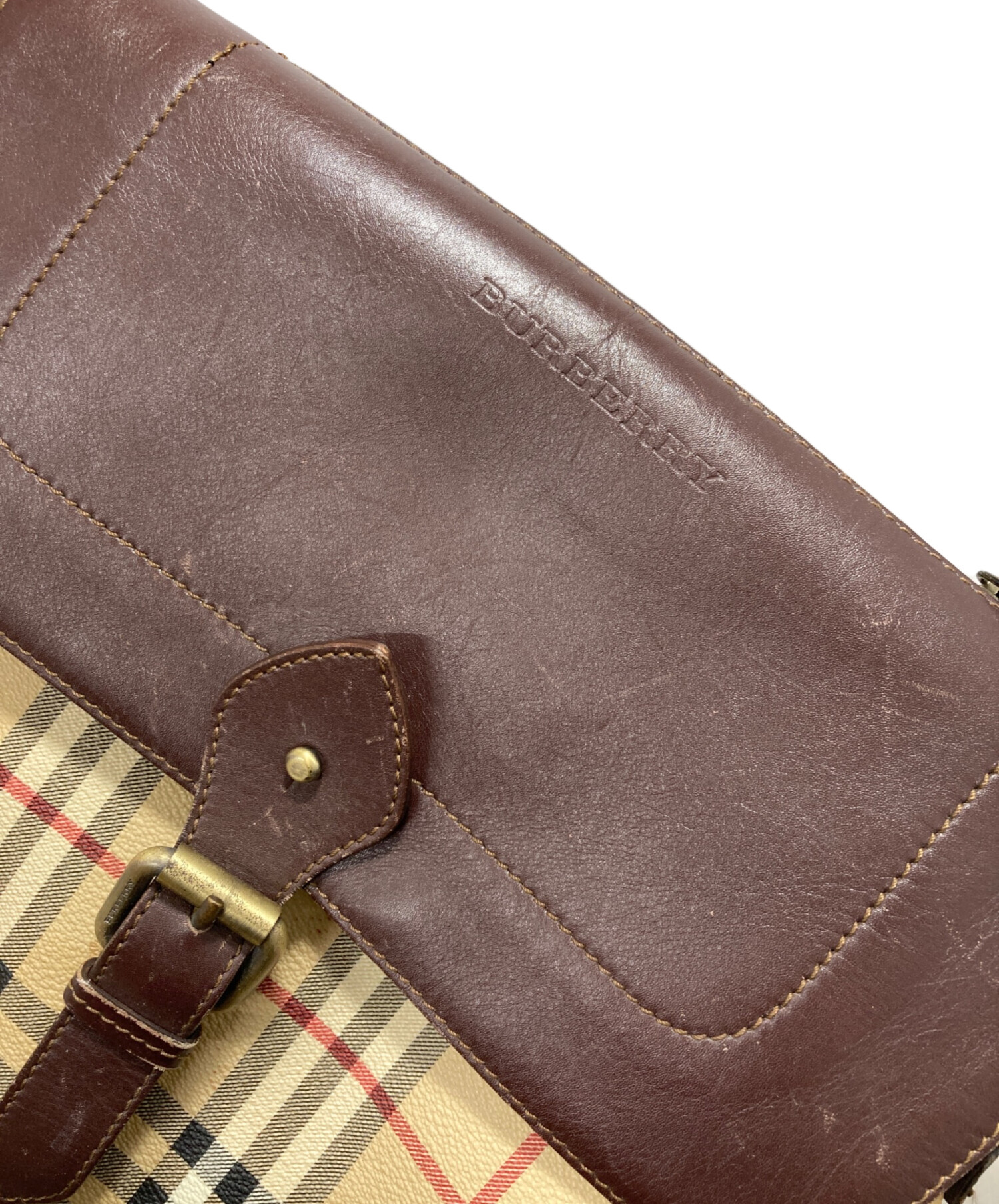 中古・古着通販】BURBERRY (バーバリー) ショルダーバッグ ブラウン