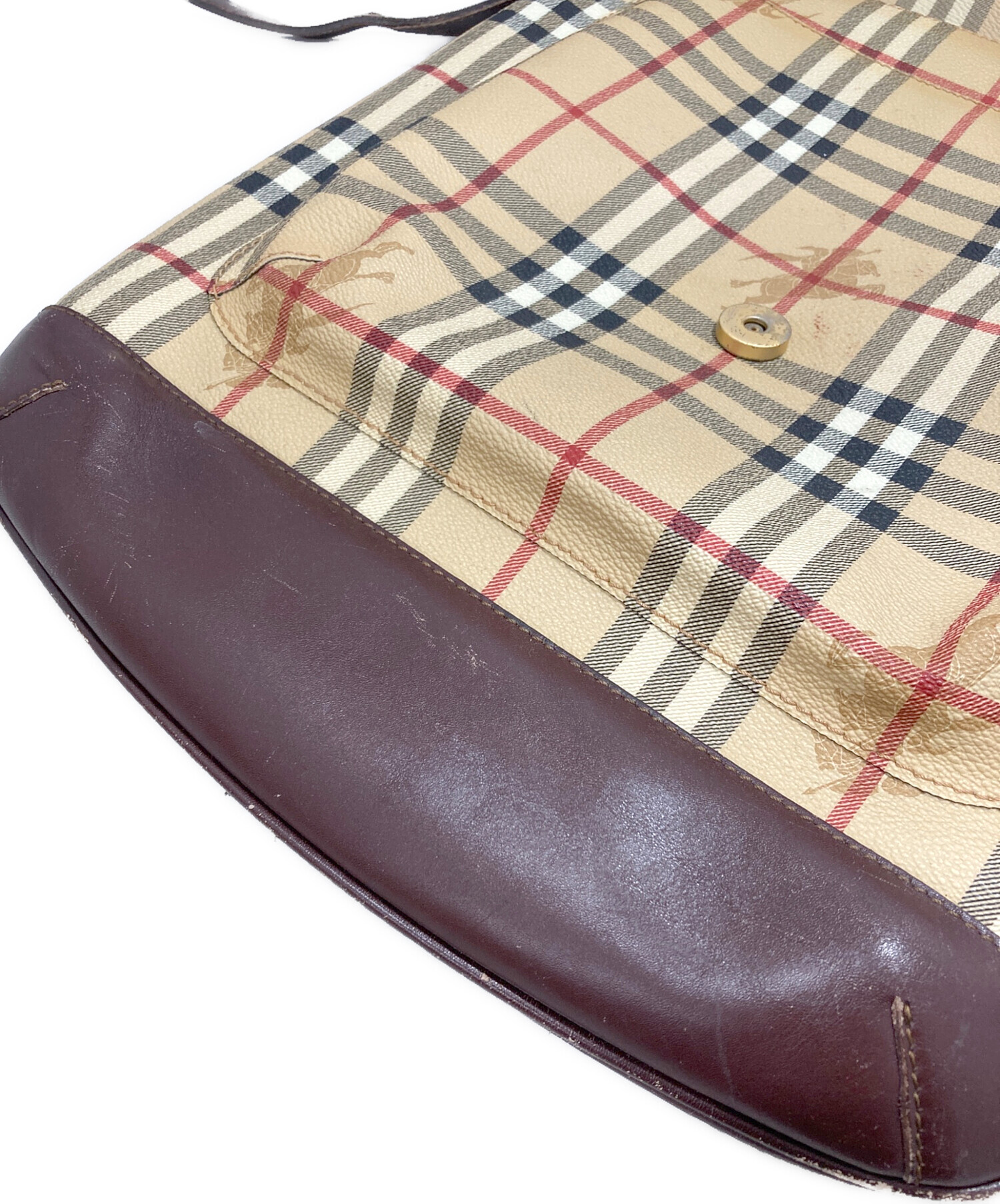 中古・古着通販】BURBERRY (バーバリー) ショルダーバッグ ブラウン