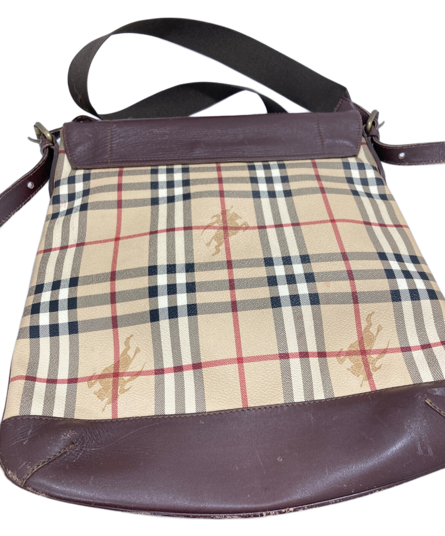 中古・古着通販】BURBERRY (バーバリー) ショルダーバッグ ブラウン