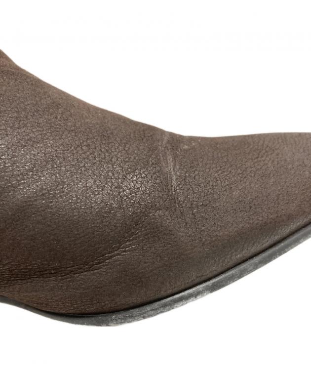 中古・古着通販】PRADA (プラダ) ロングブーツ ブラウン サイズ:36 1/2