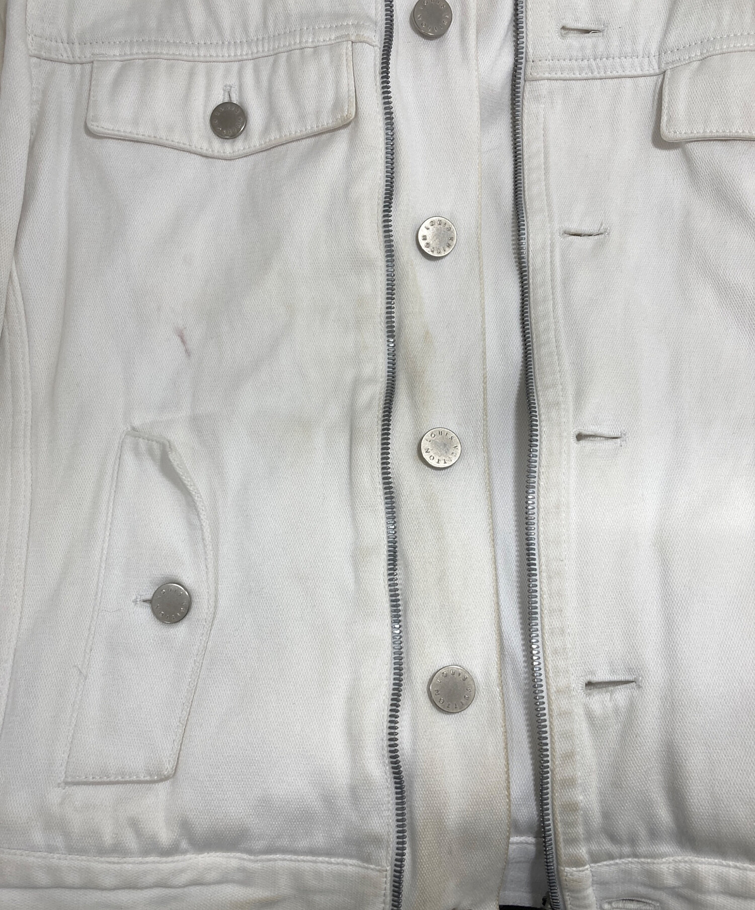 中古・古着通販】LOUIS VUITTON (ルイ ヴィトン) ジャケット ホワイト