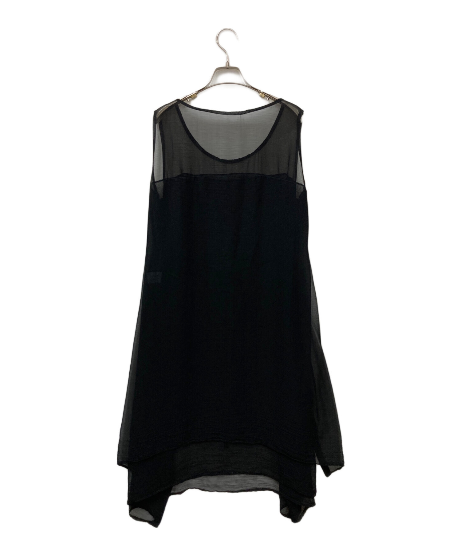 美品】ISSEY MIYAKE me ノースリーブワンピース ブラック 【公式通販】
