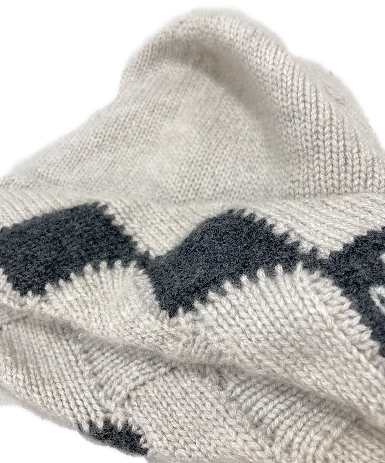 中古・古着通販】CHANEL (シャネル) カシミヤニット帽 ベージュ