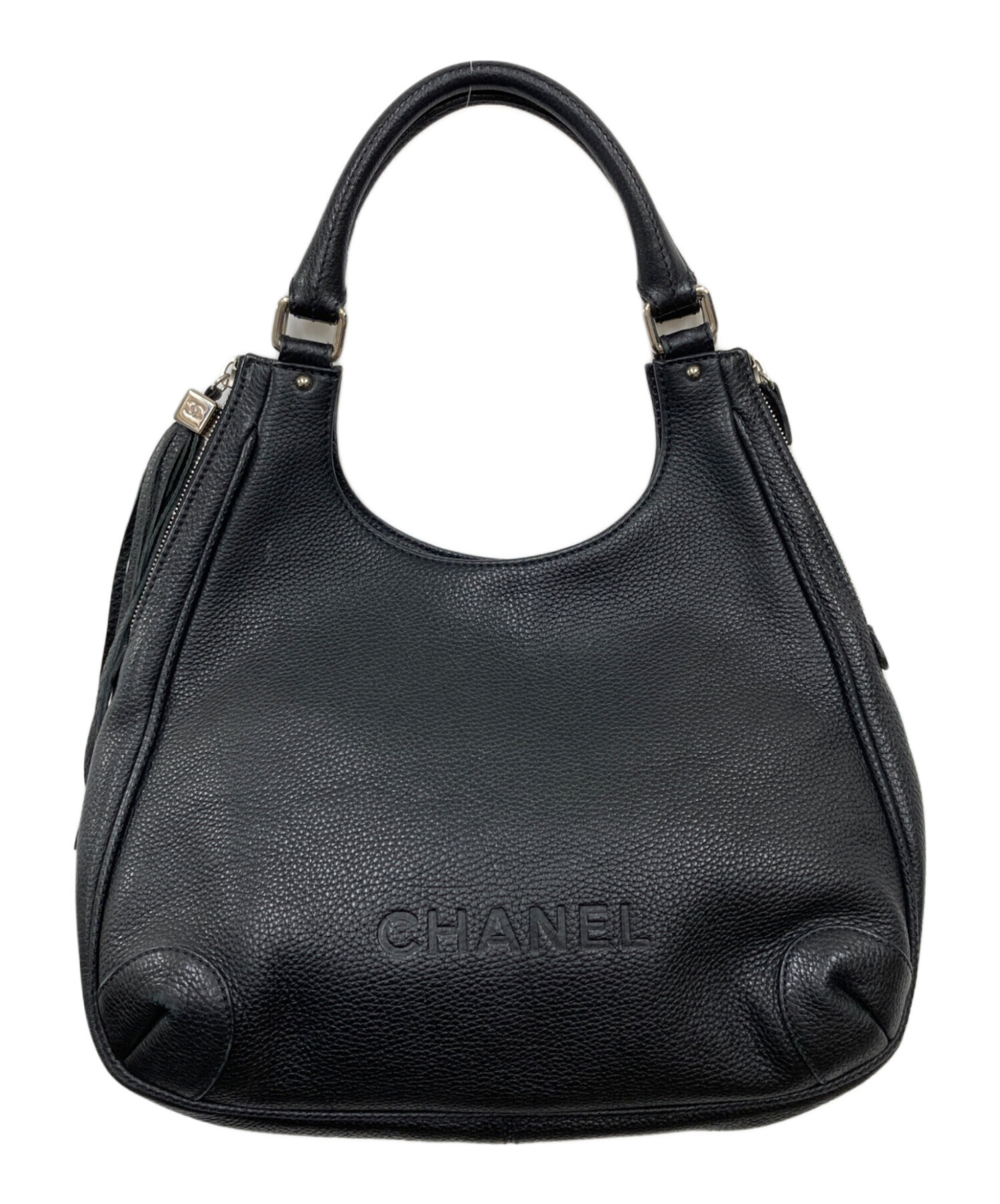 中古・古着通販】CHANEL (シャネル) フリンジチャームショルダーバッグ