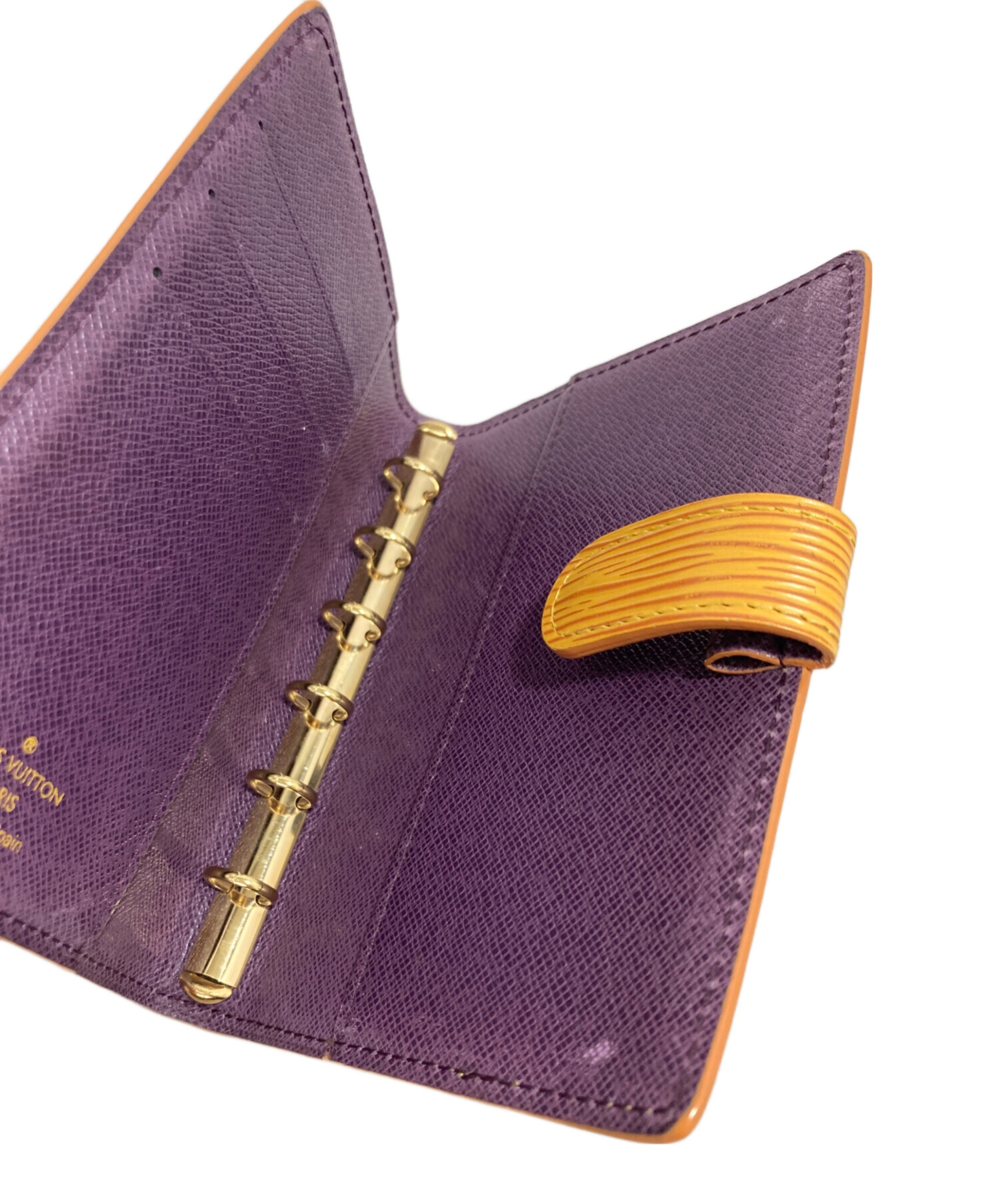中古・古着通販】LOUIS VUITTON (ルイ ヴィトン) 手帳カバー イエロー 