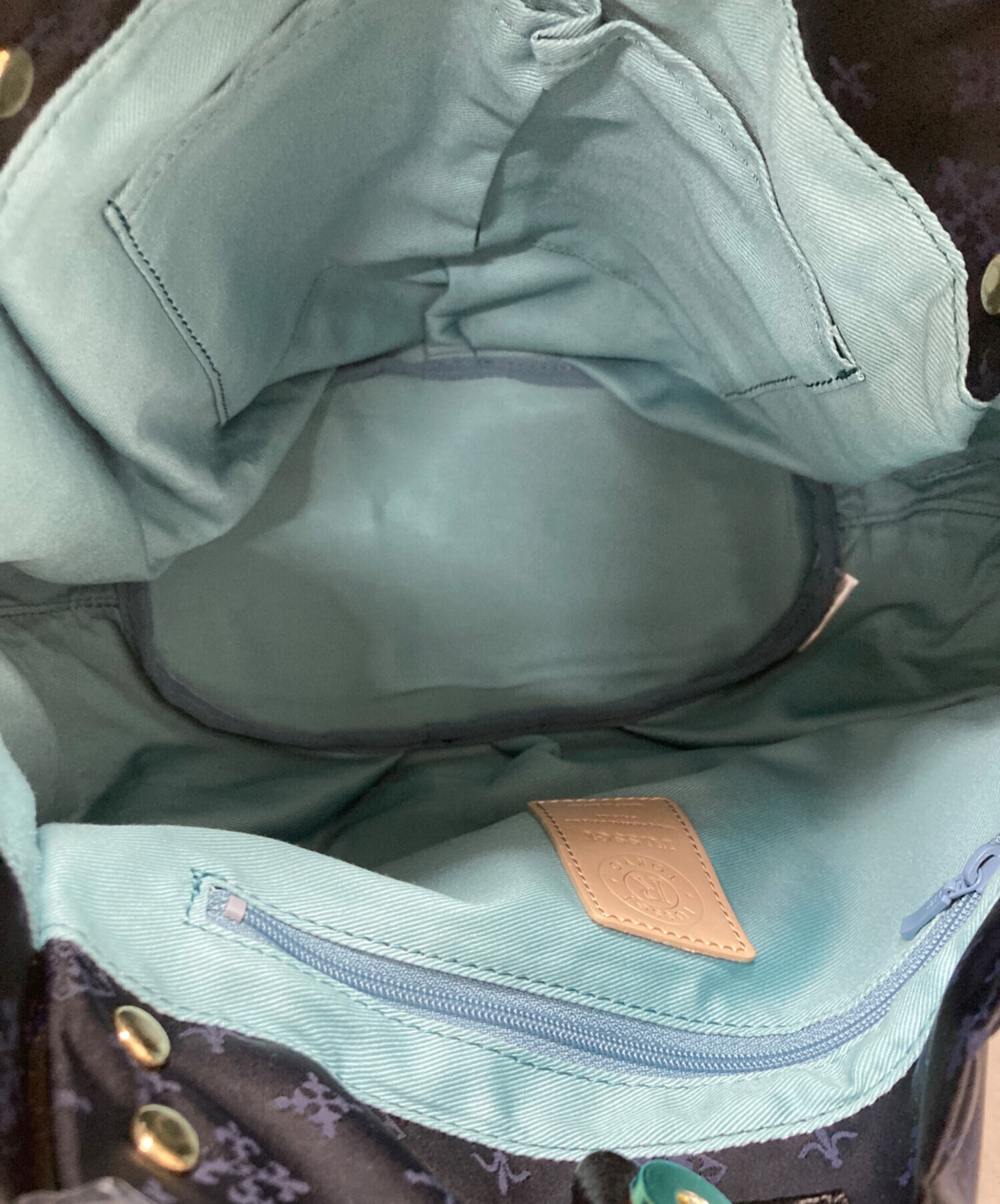 中古・古着通販】russet (ラシット) ハンドバッグ ネイビー 未使用品 