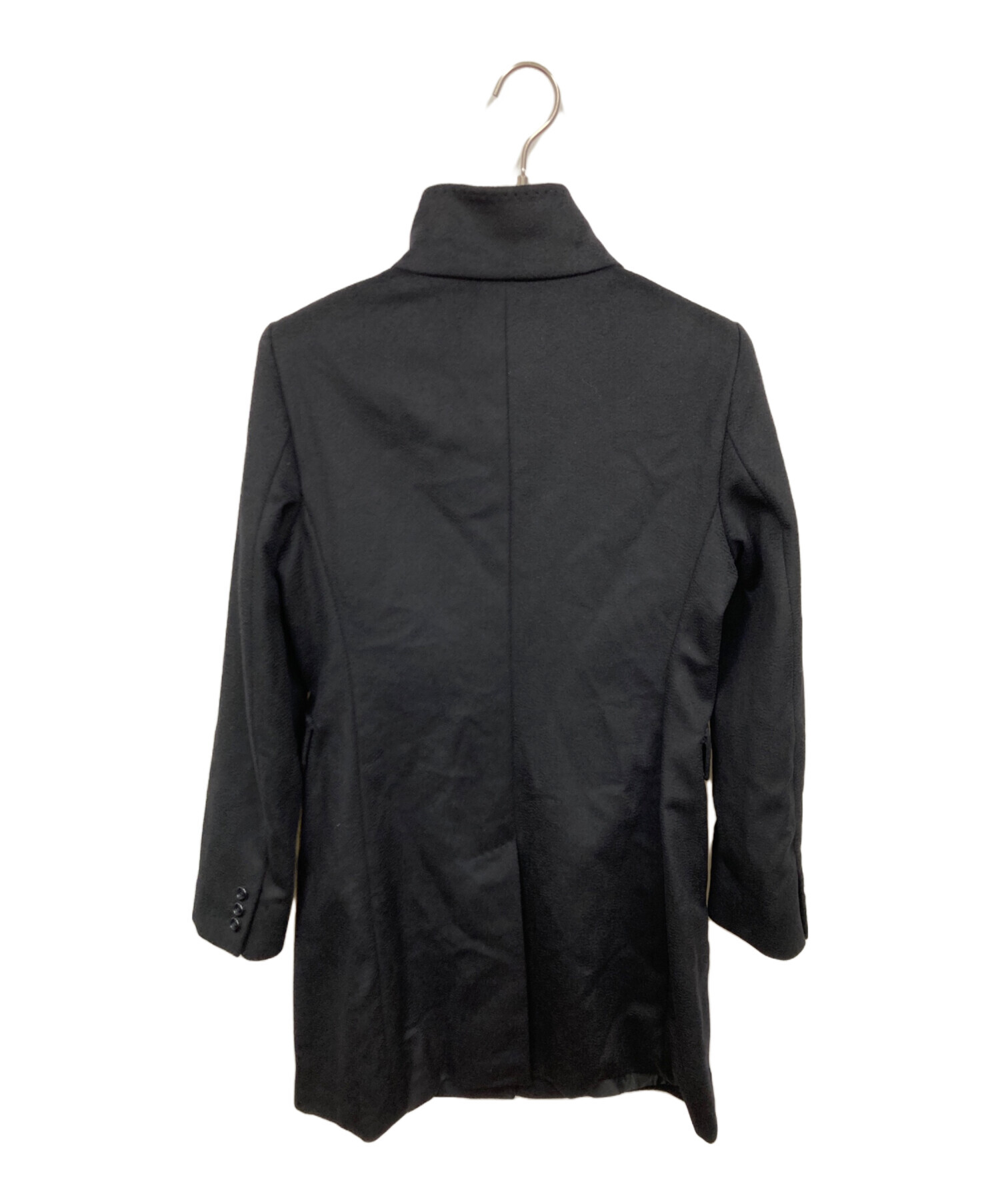 MaxMara STUDIO ブラック　スタンドカラー　コート 中古・古着通販】MAX MARA STUDIO (マックスマーラ ストゥディオ