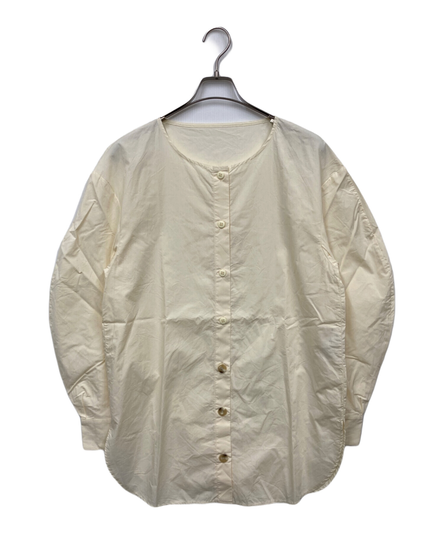 中古・古着通販】ENFOLD (エンフォルド) メリノウール ニット × シャツ