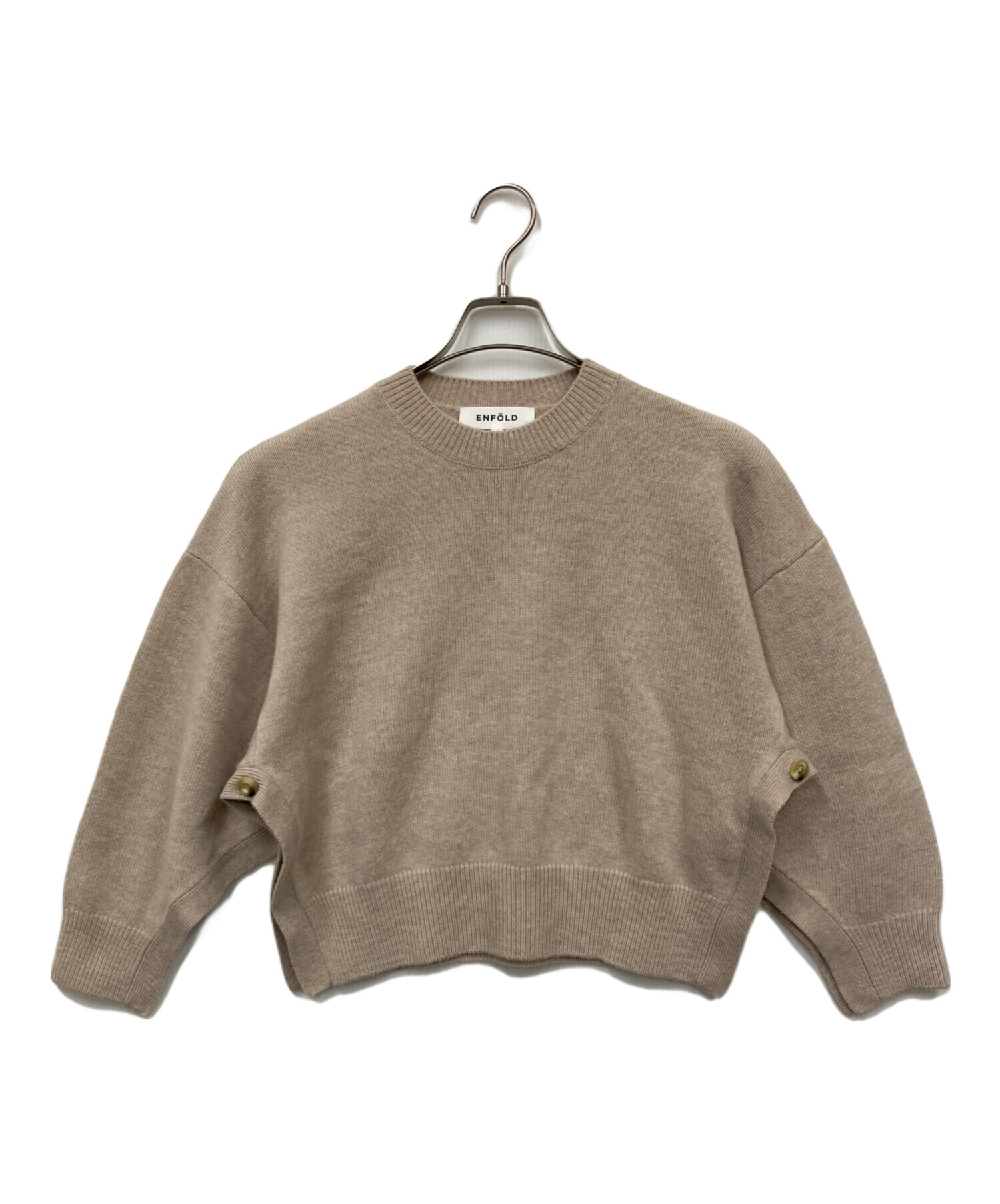 中古・古着通販】ENFOLD (エンフォルド) メリノウール ニット × シャツ