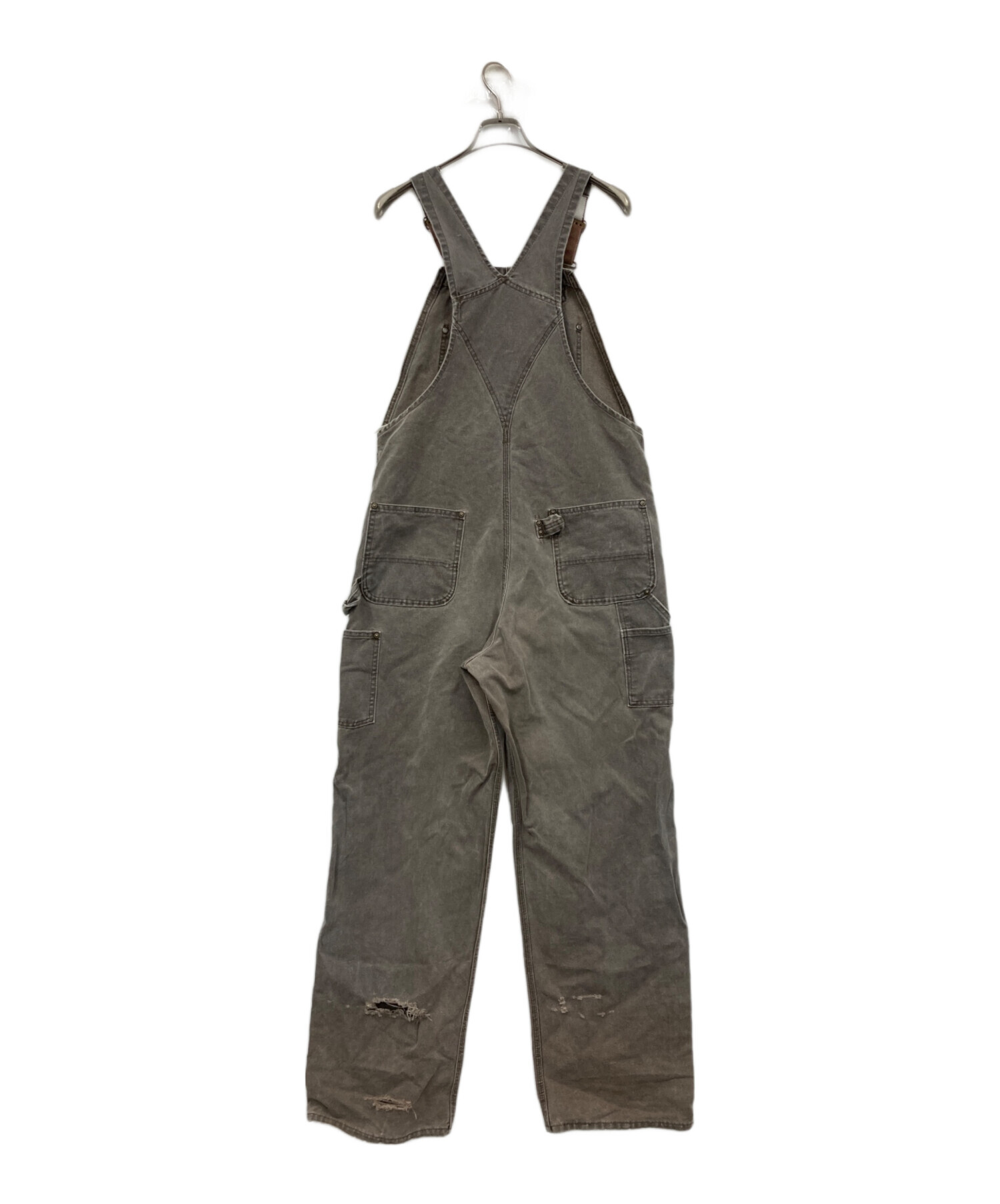 中古・古着通販】CarHartt (カーハート) オーバーオール ブラウン