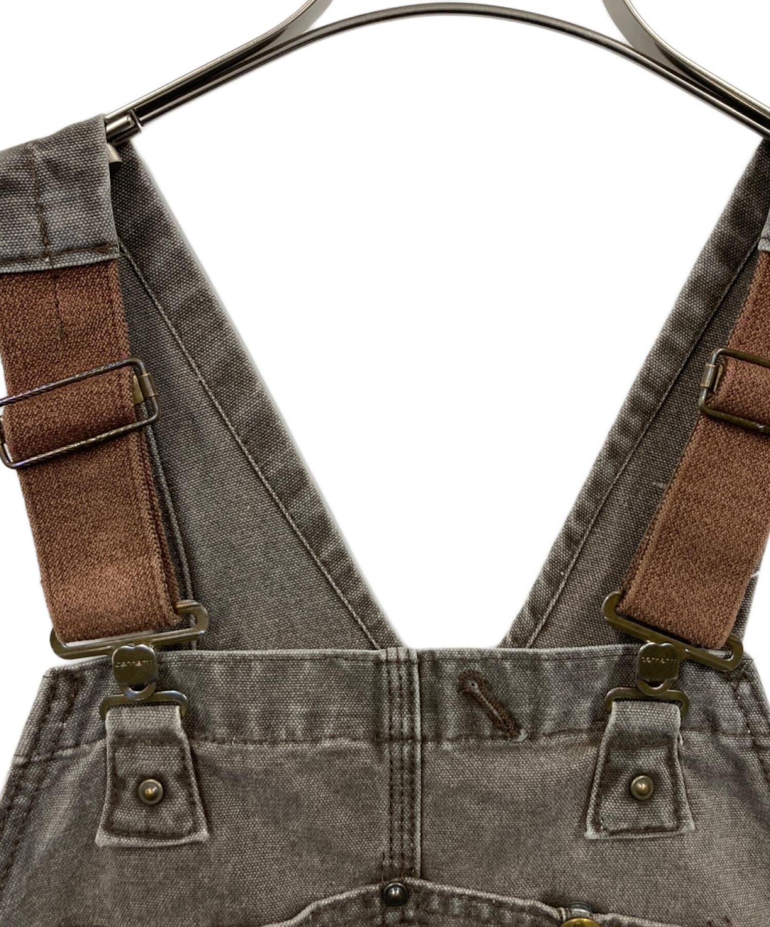 中古・古着通販】CarHartt (カーハート) オーバーオール ブラウン