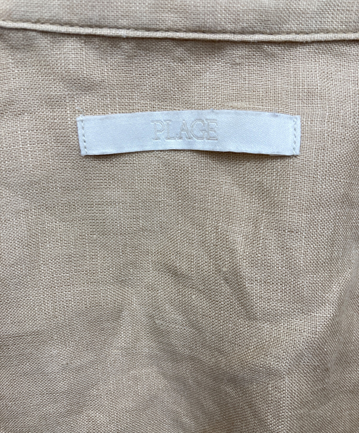 新品タグ付き！plage リネンシャツ 中古・古着通販】Plage (プラージュ) リネンシャツ ベージュ サイズ