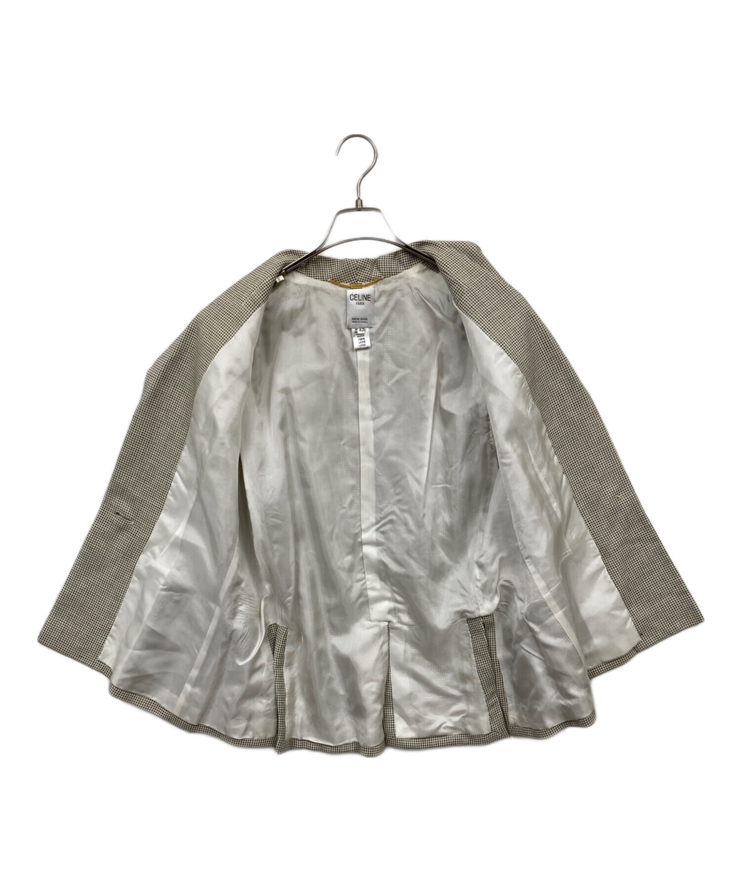 中古・古着通販】CELINE (セリーヌ) テーラードジャケット グレー