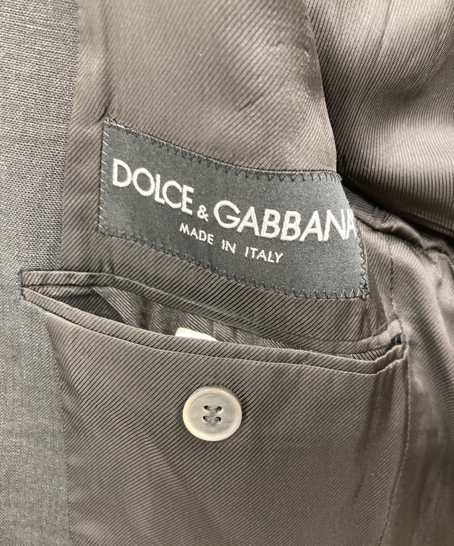 DOLCE & GABBANA テーラードジャケット 中古・古着通販】DOLCE & GABBANA (ドルチェ＆ガッバーナ) レザー