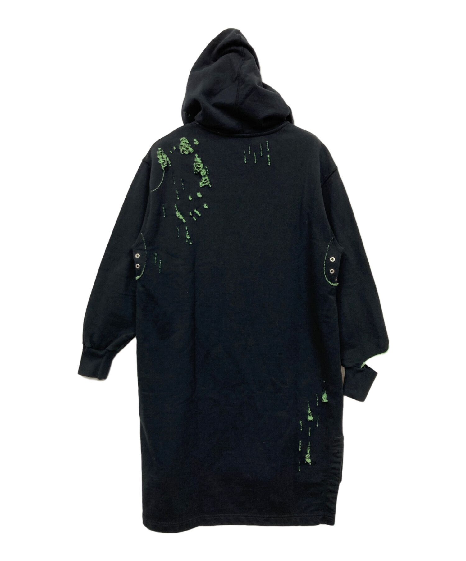 中古・古着通販】DIESEL (ディーゼル) パーカー ブラック サイズ 
