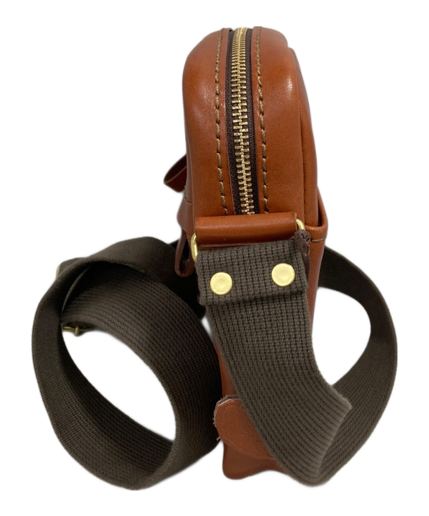 中古・古着通販】Herz (ヘルツ) ショルダーバッグ ブラウン｜ブランド