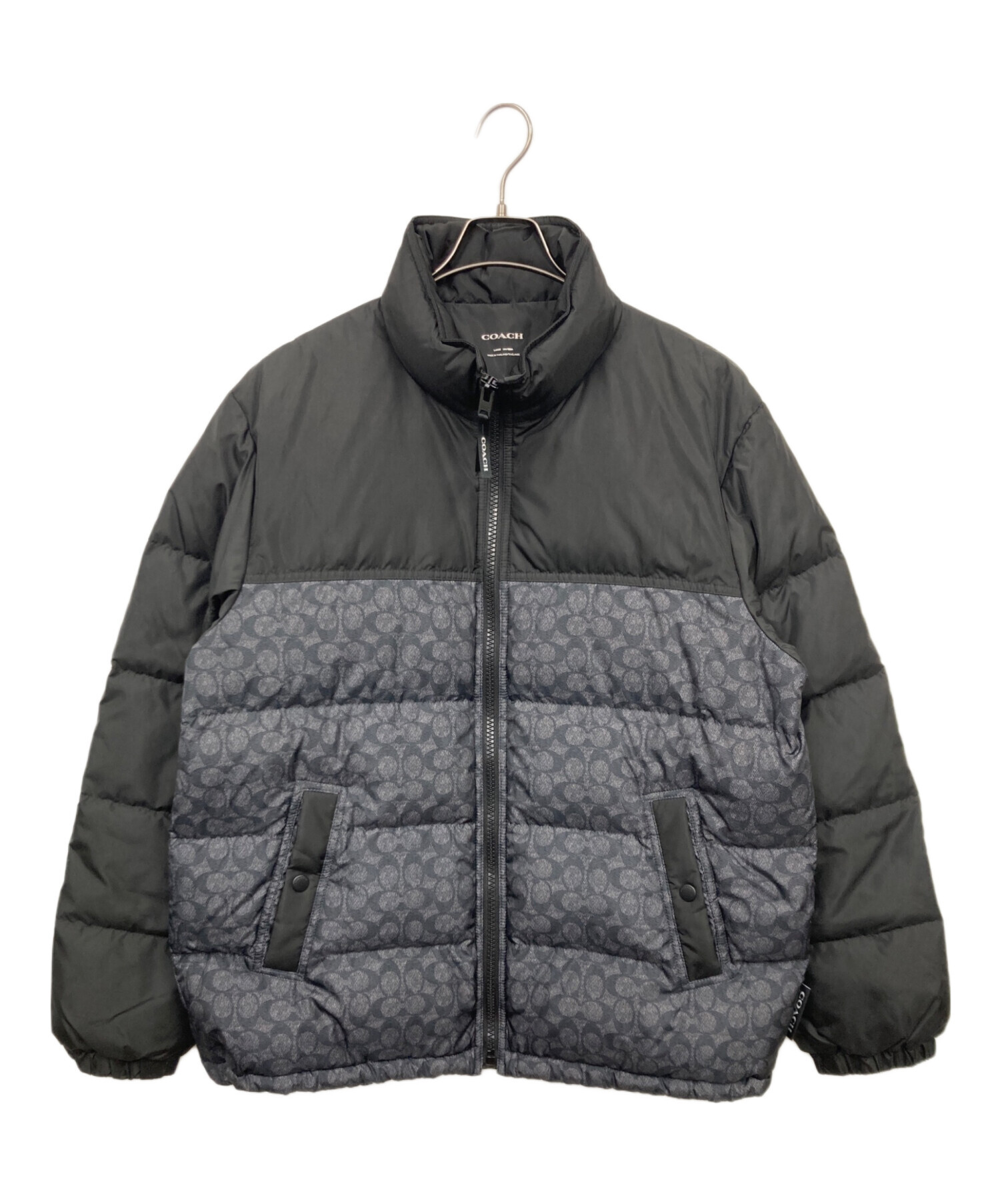 中古・古着通販】COACH (コーチ) ダウンジャケット ブラック サイズ