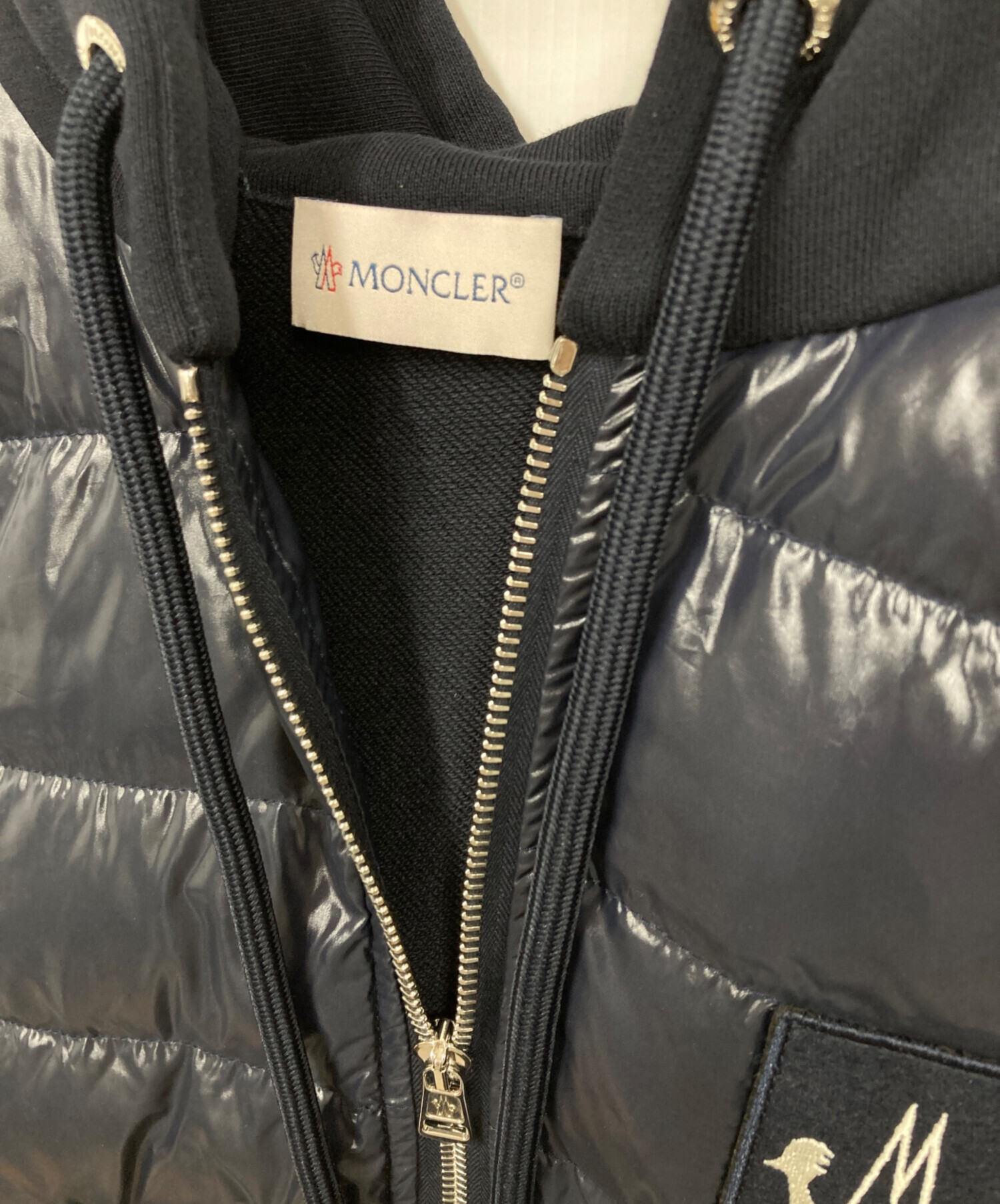 中古・古着通販】MONCLER (モンクレール) MAGLIA CARDIGAN ネイビー