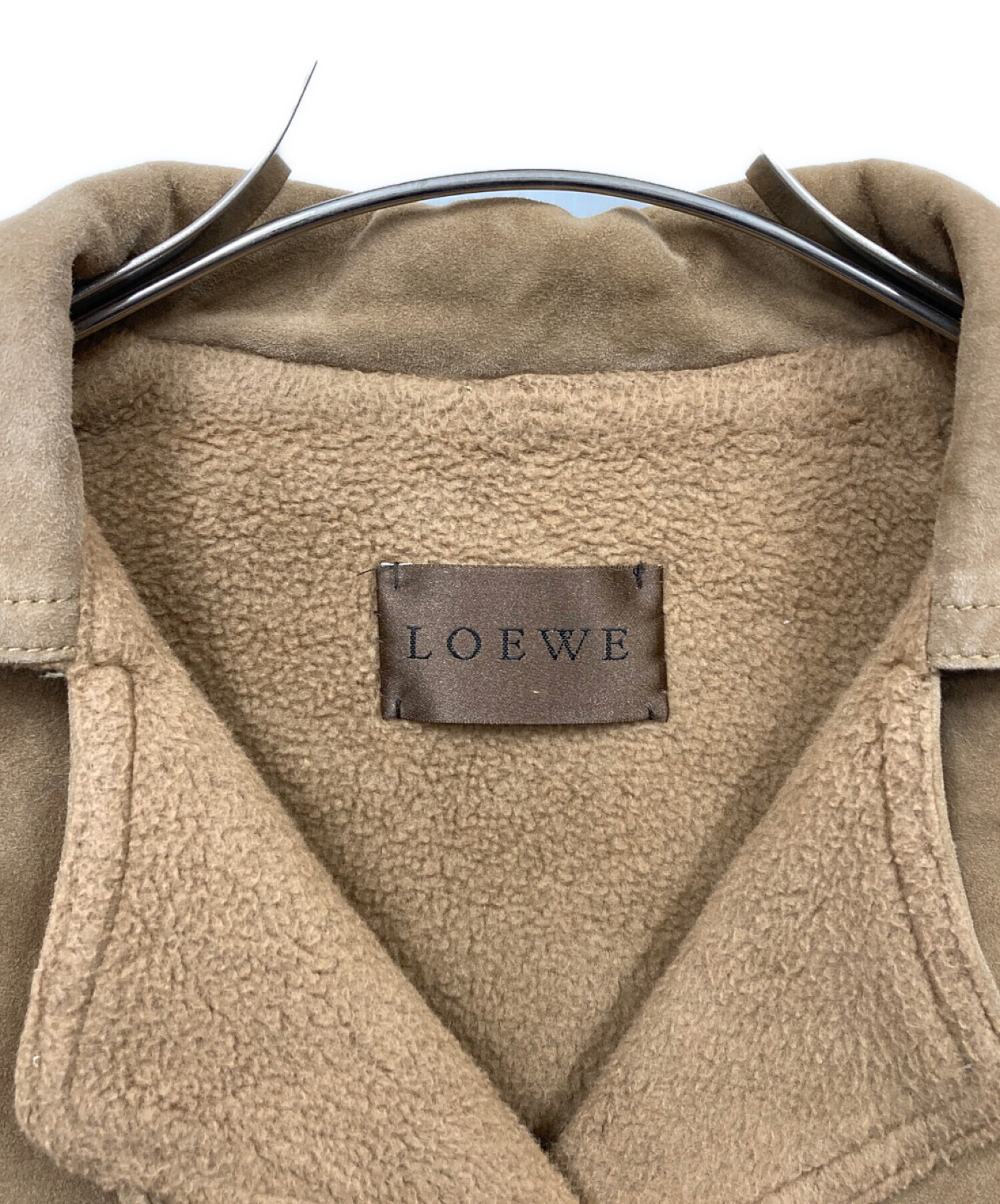 中古・古着通販】LOEWE (ロエベ) ムートンジャケット ベージュ サイズ