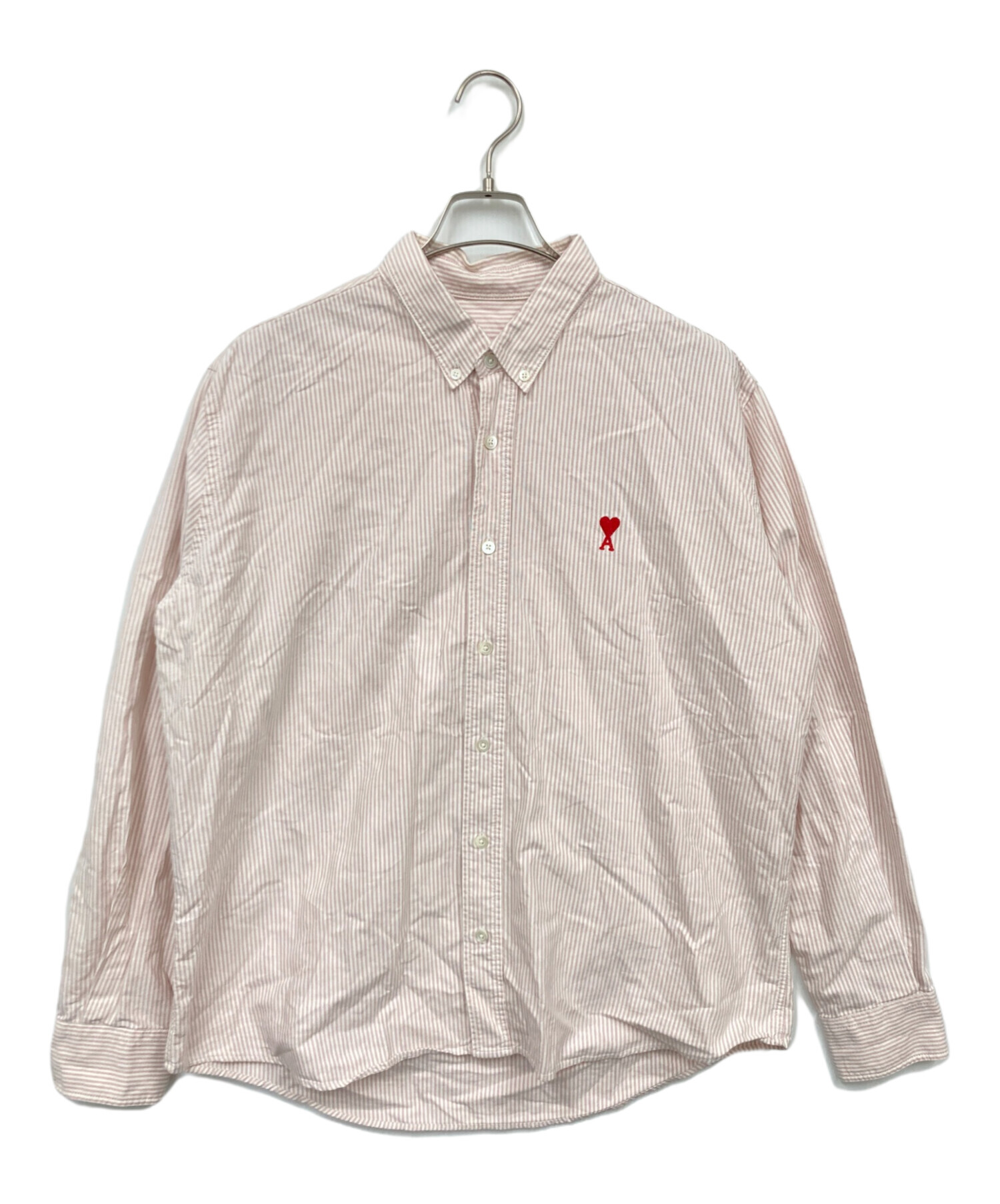 AMI Alexandre Mattiussi / 長袖シャツ/XXS/コットン/GRY/ストライプ 中古・古着通販】AMI Alexandre Mattiussi (アミアレクサンドルマ